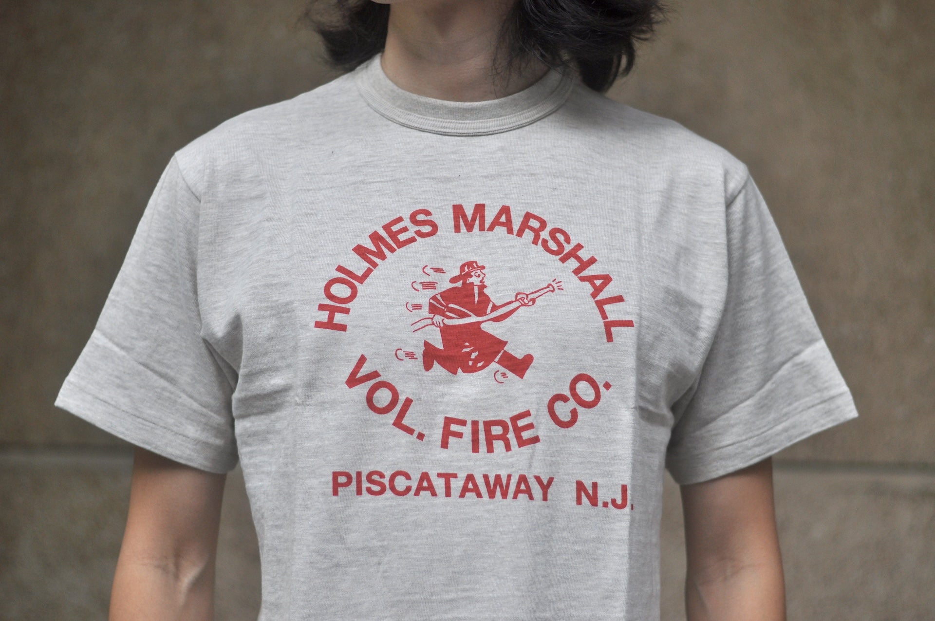 Warehouse Co. 5.5oz "Holmes Marshall" 'Bamboo Textured' Tee (Oatmeal)