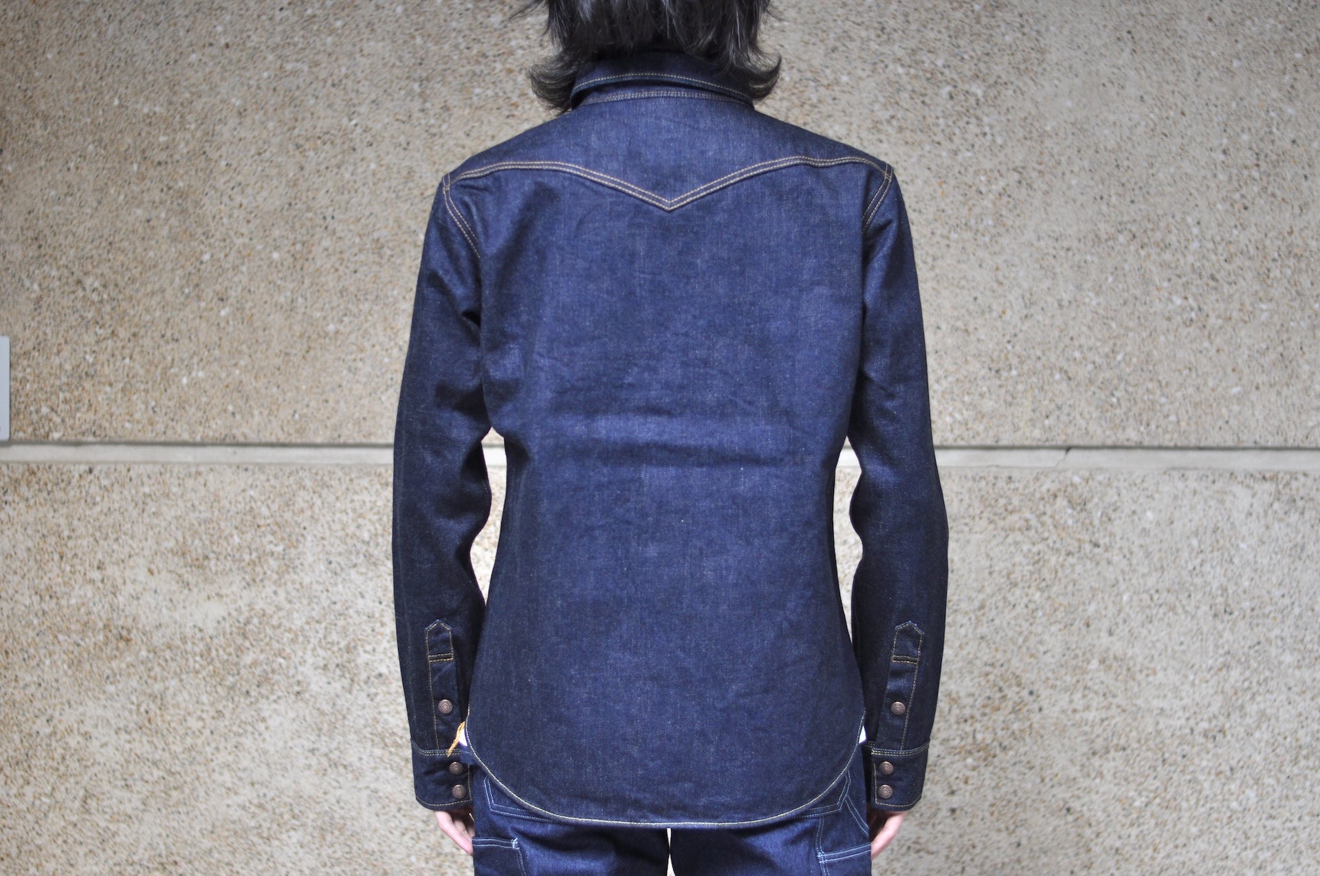 Iron Heart 18oz Indigo Dyed Selvage Denim CPO Jacketed Shirt