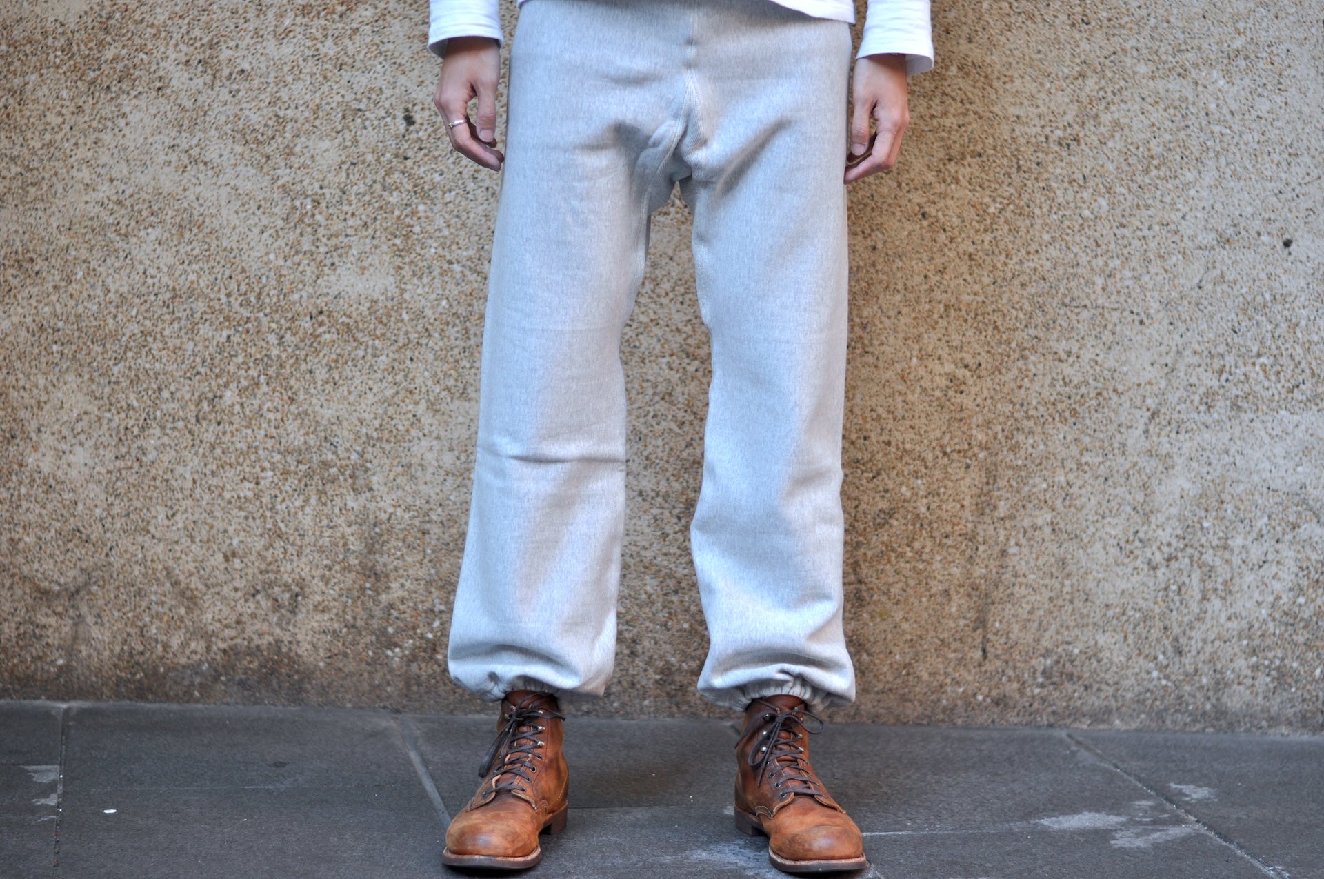 Warehouse 12oz 30s Style Loopwheeled 'Sweatpants (Heather Grey)