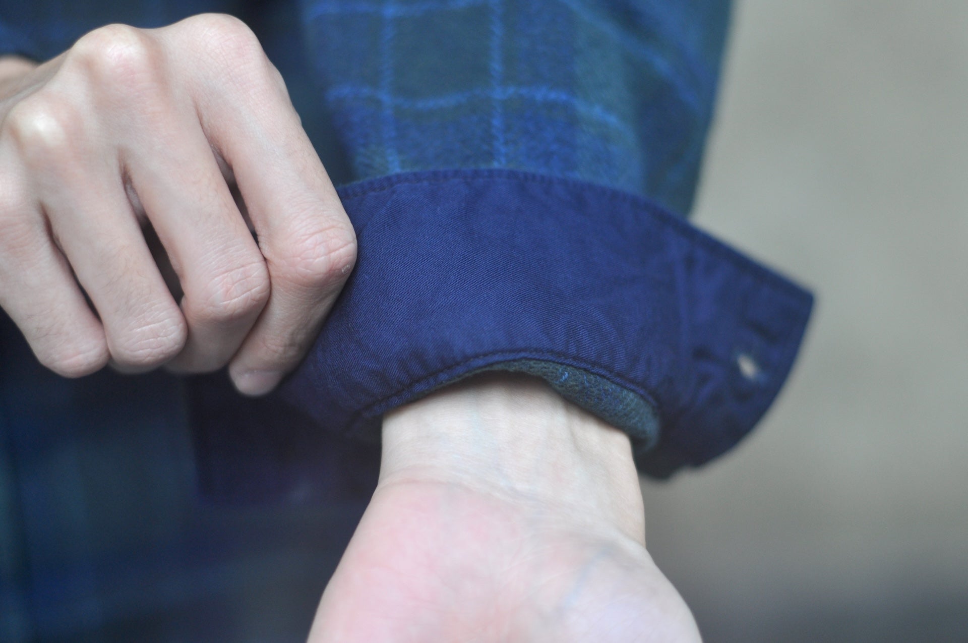Pure Blue Japan 11oz “Indigo-Overdyed” Cotton Tweed Flannel Work Shirt (Brown)