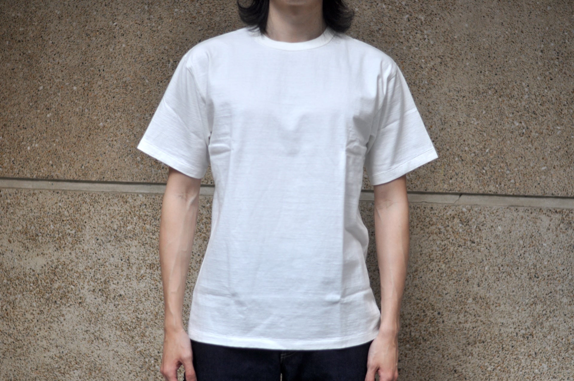 Dubble Works 7.7oz "Fallen Cotton" Loopwheeled Signature Tee (White)