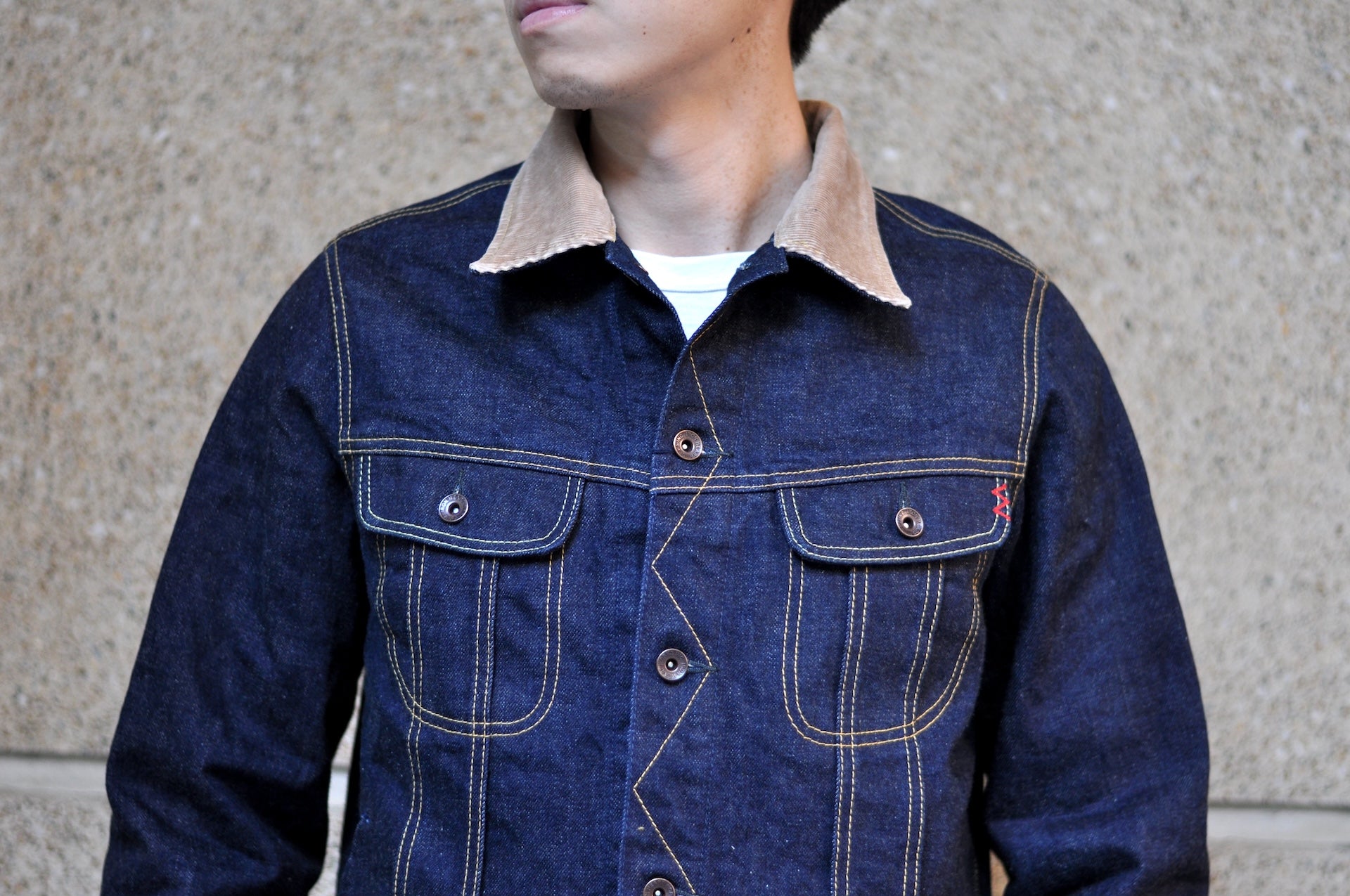 Iron Heart 18oz "Storm Rider" Indigo Dyed Denim Jacket