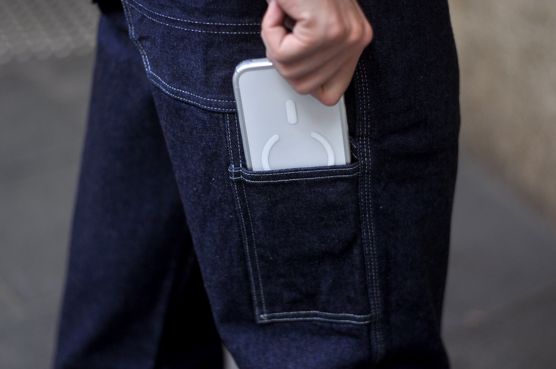 BONCOURA 15oz Indigo Dyed "Ike-Momen"  Denim Painter Pants (Classic Straight fit)