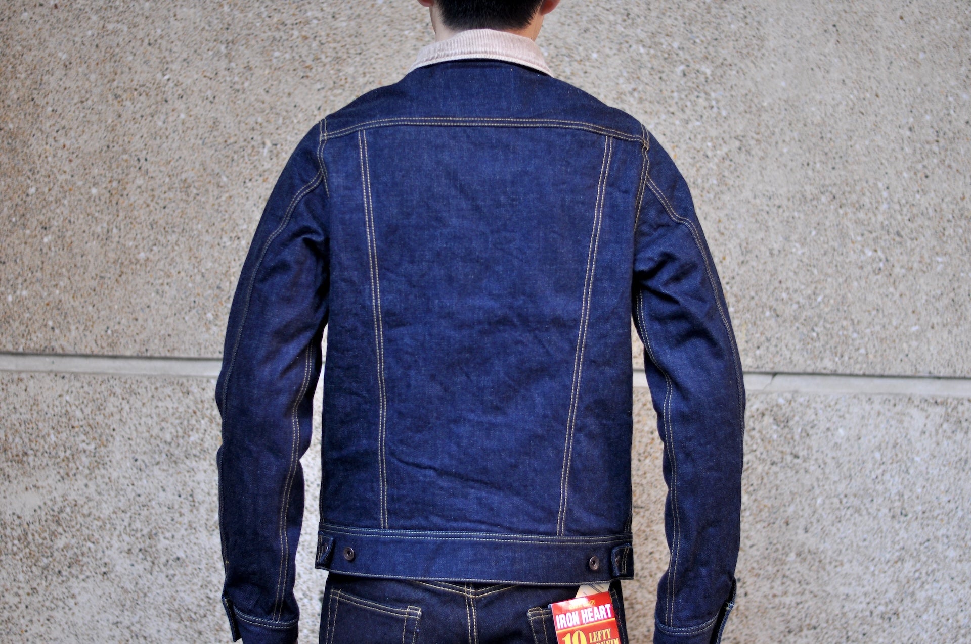 Iron Heart 18oz "Storm Rider" Indigo Dyed Denim Jacket