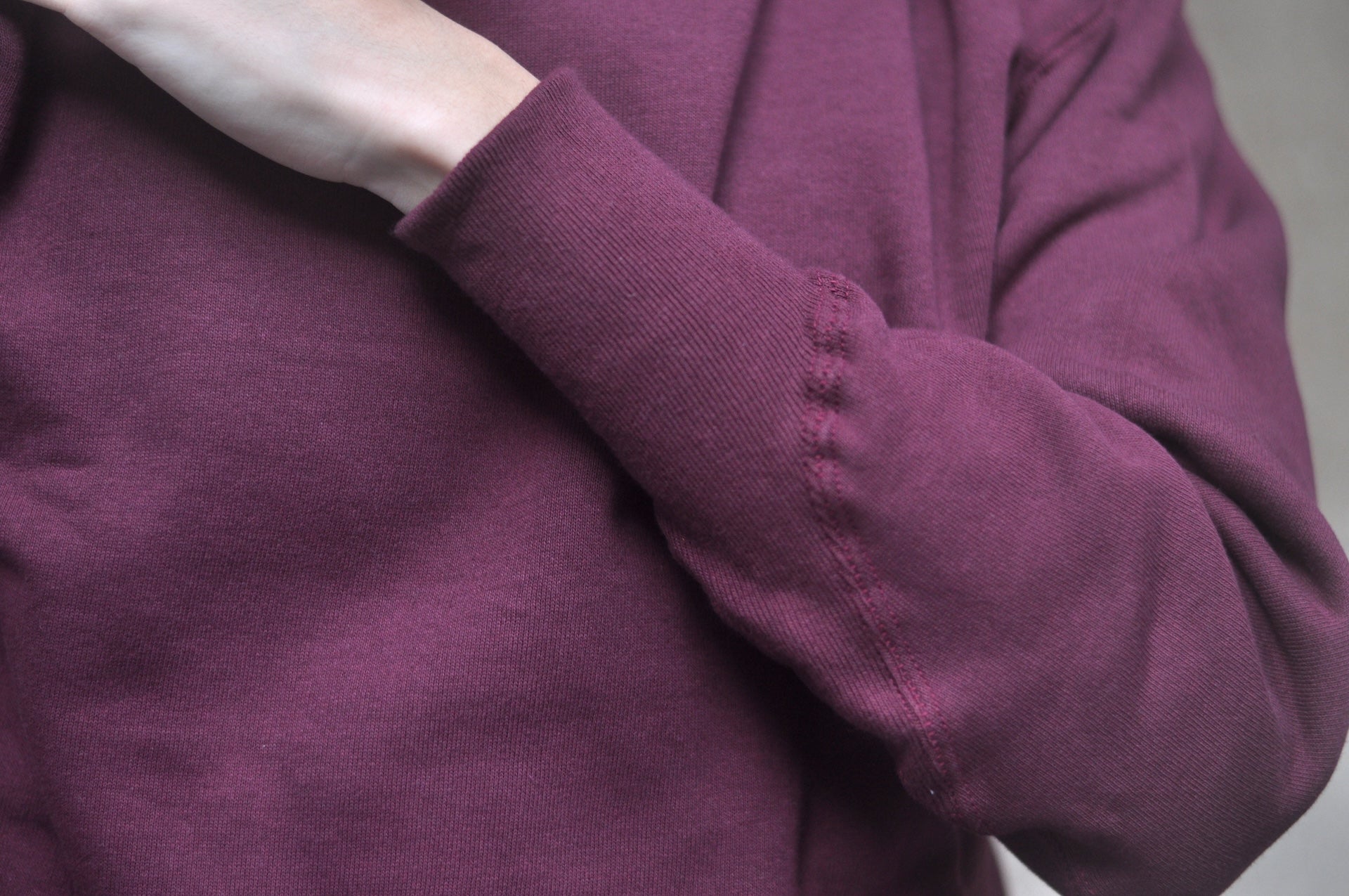 Warehouse Co. Lot. 468 10oz "High-Neck" Loopwheeled Sweatshirt (Burgundy)