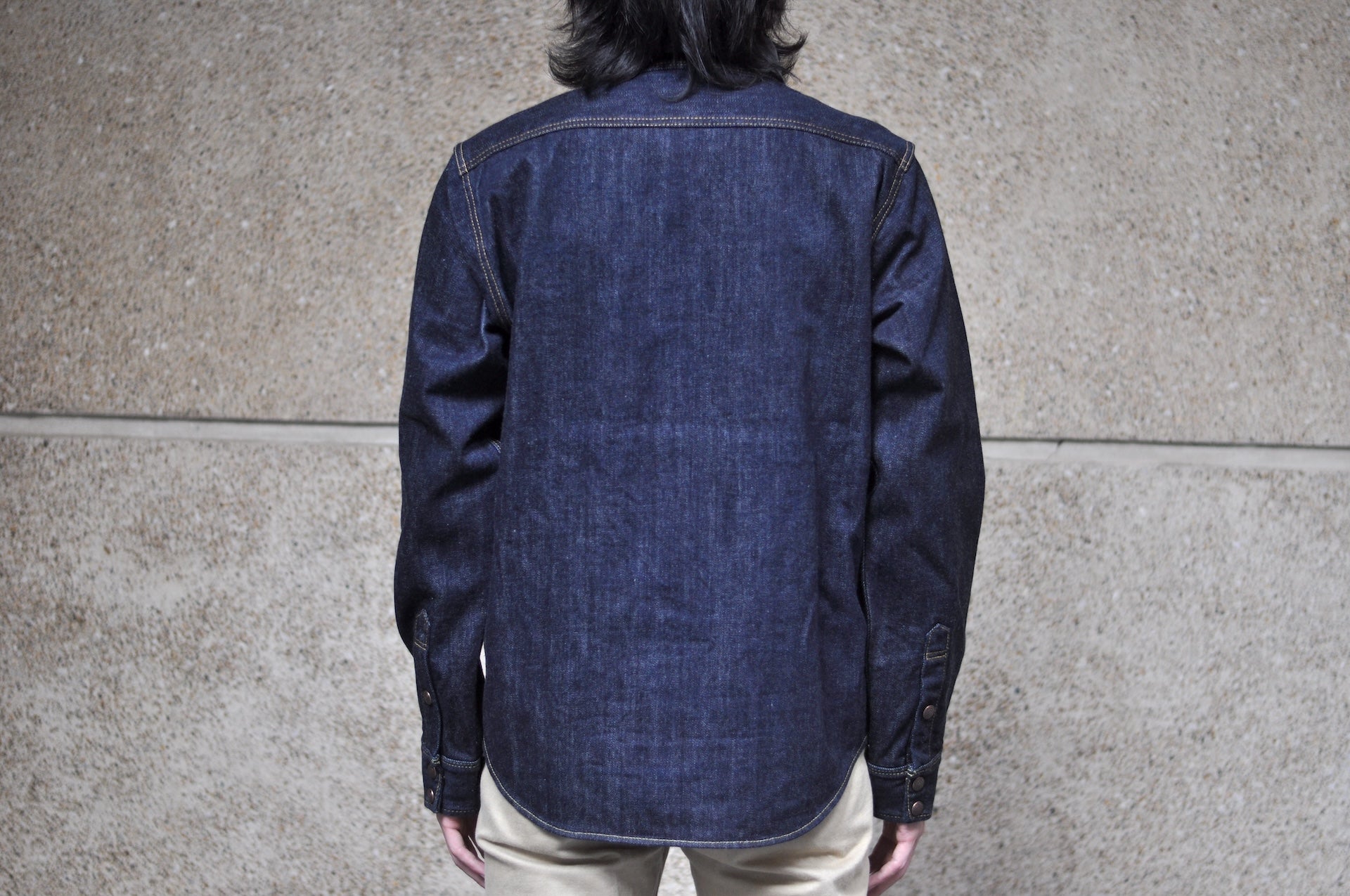 Iron Heart 16oz Indigo Dyed Selvage Denim CPO Jacketed Shirt