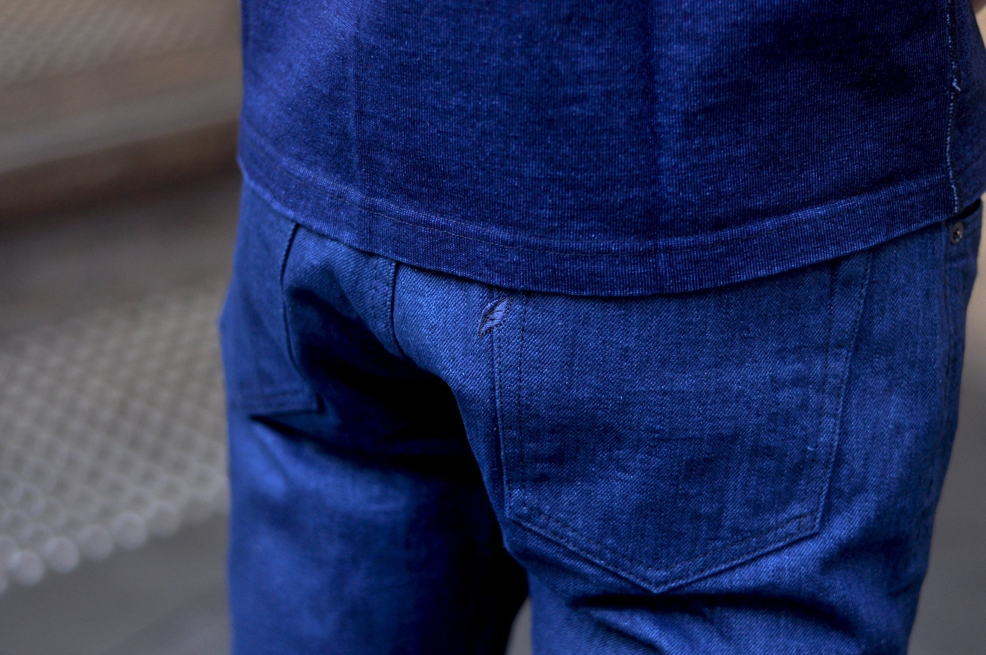 Pure Blue Japan 14oz MDNT-019 "Midnight Indigo Ver. 2.0" Denim (Relaxed Tapered Fit)