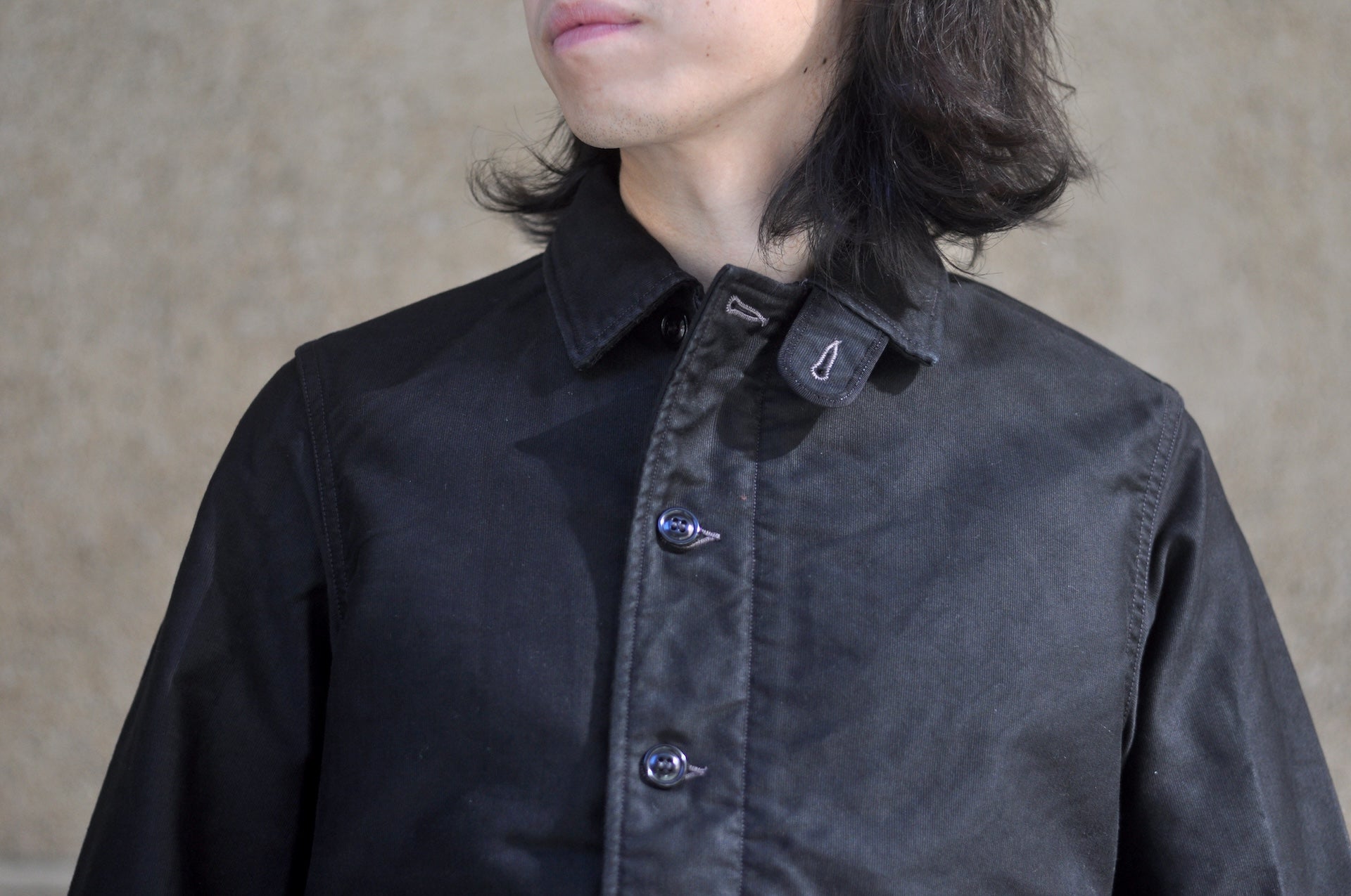 Freewheelers "Deck Worker" Jacket (Jet Black)