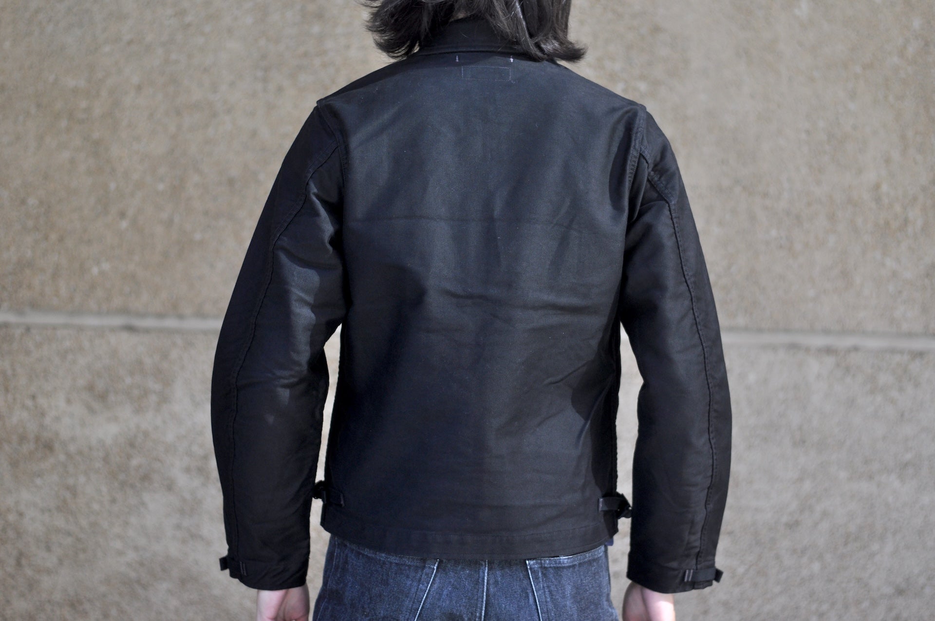 Freewheelers "Deck Worker" Jacket (Jet Black)