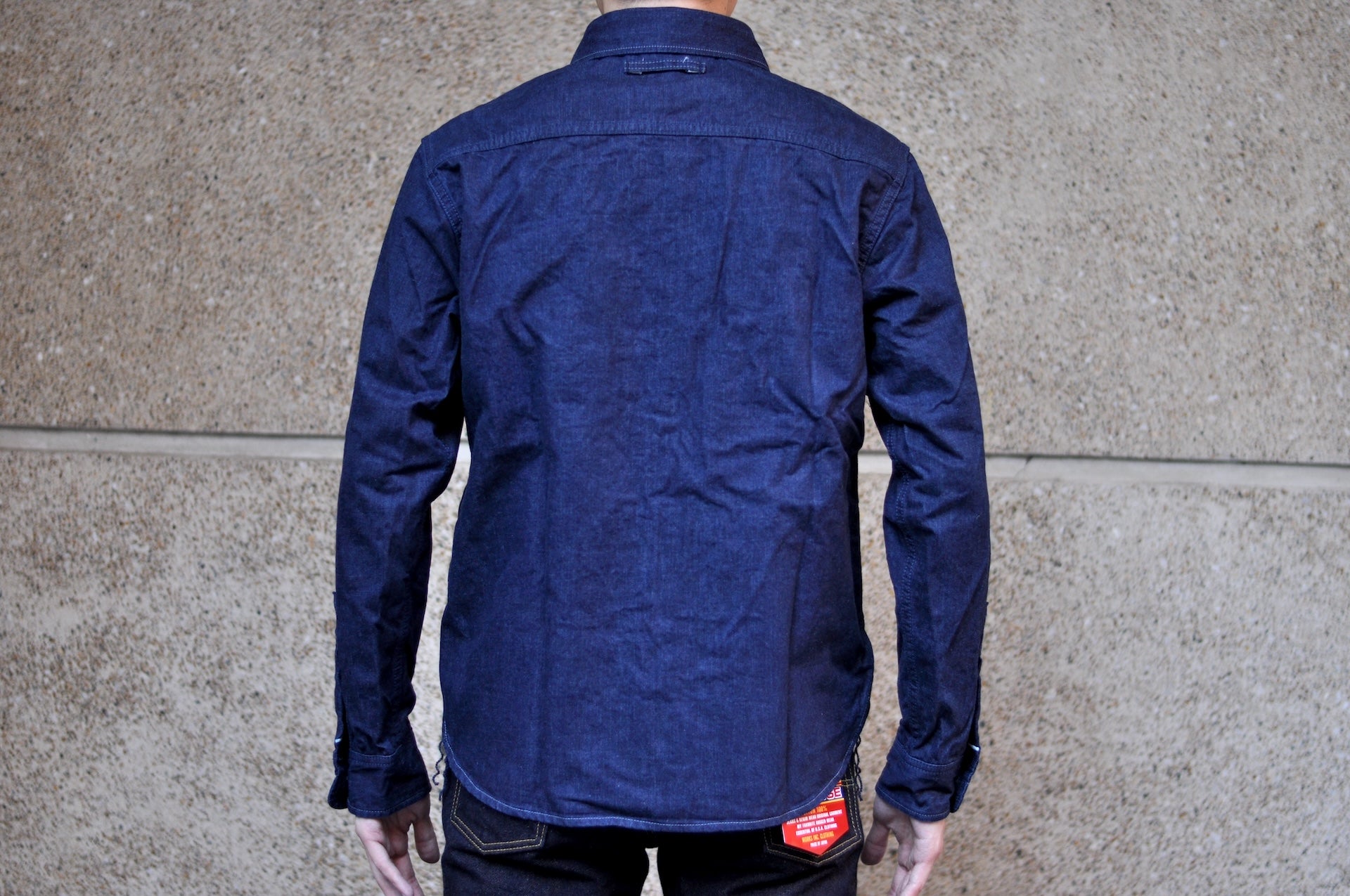 UES 9.5oz Indigo Dyed Selvage Denim Travelling Shirt