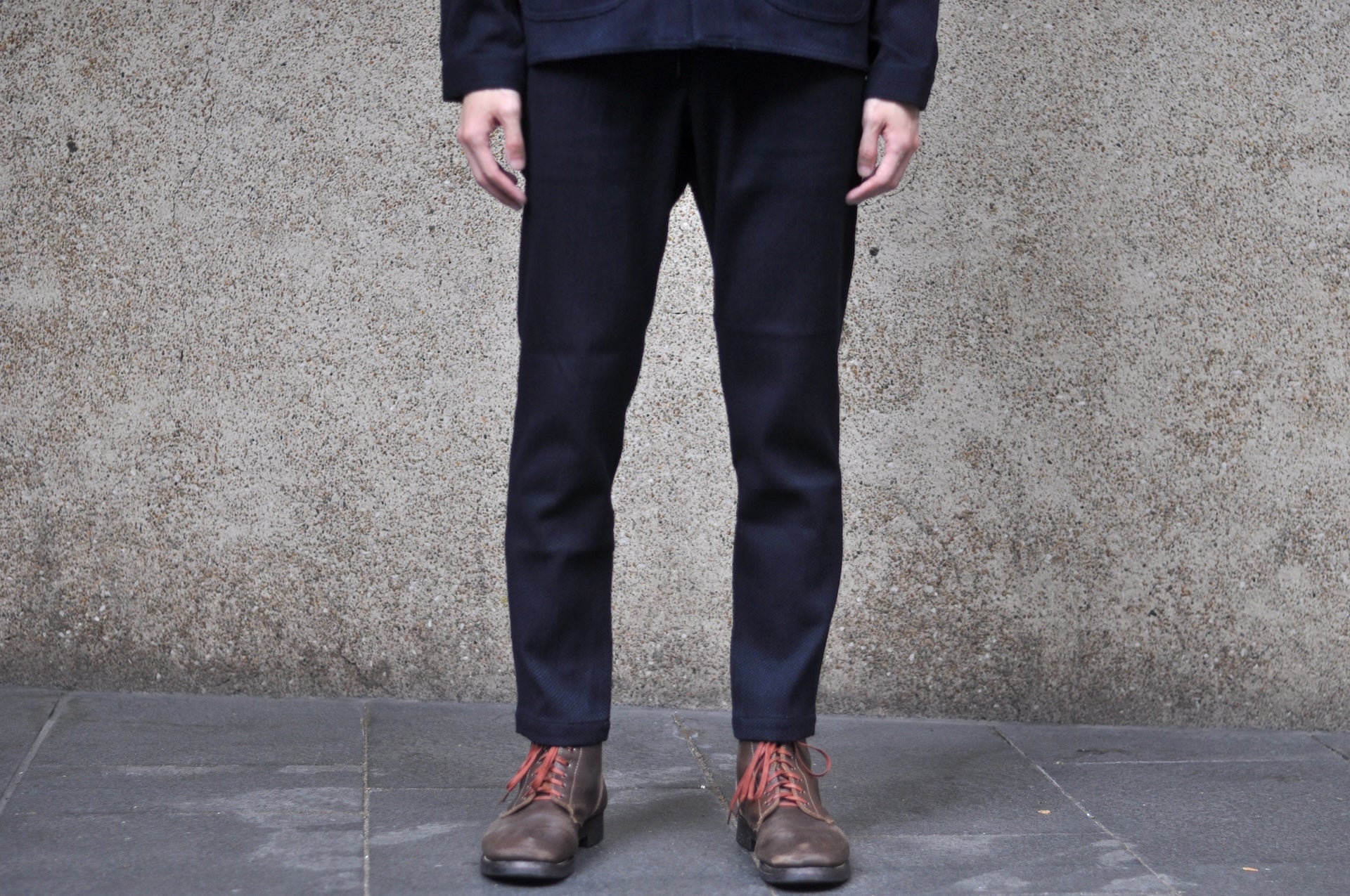 Japan Blue 11oz Grand Indigo Dyed Sashiko Easy Pants