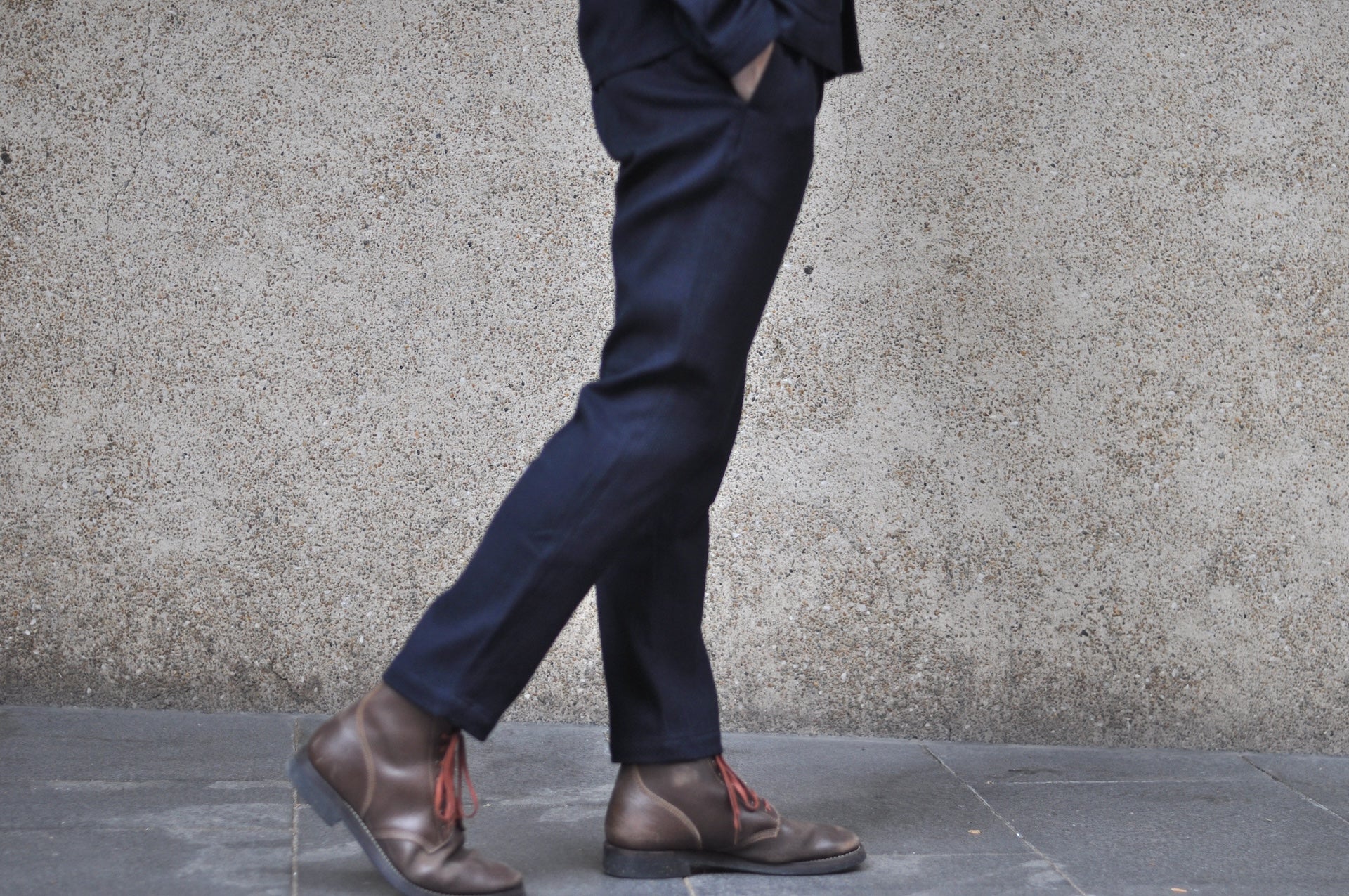 Japan Blue 11oz Grand Indigo Dyed Sashiko Easy Pants