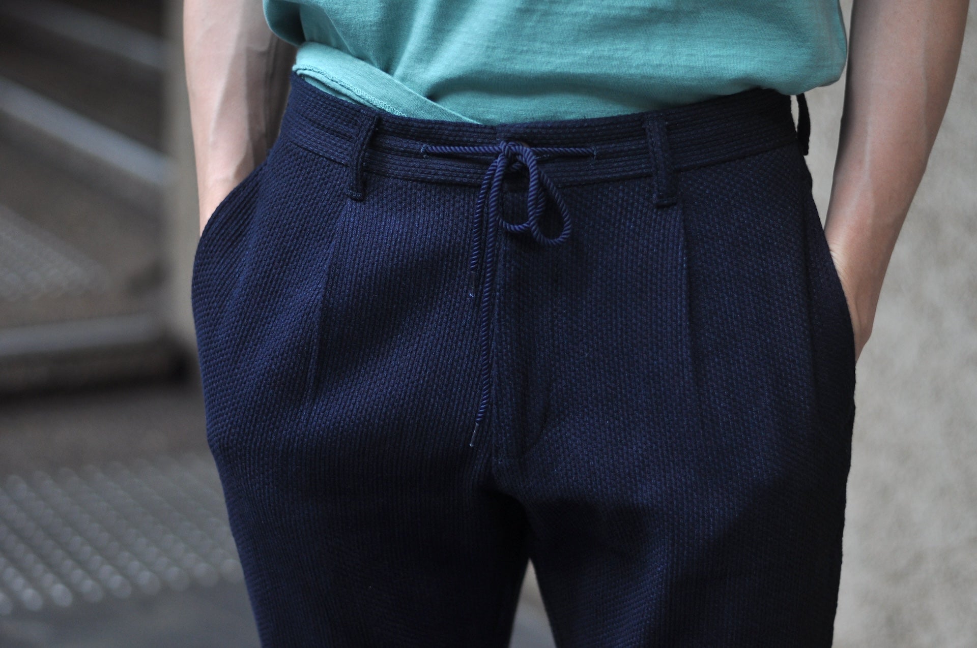 Japan Blue 11oz Grand Indigo Dyed Sashiko Easy Pants