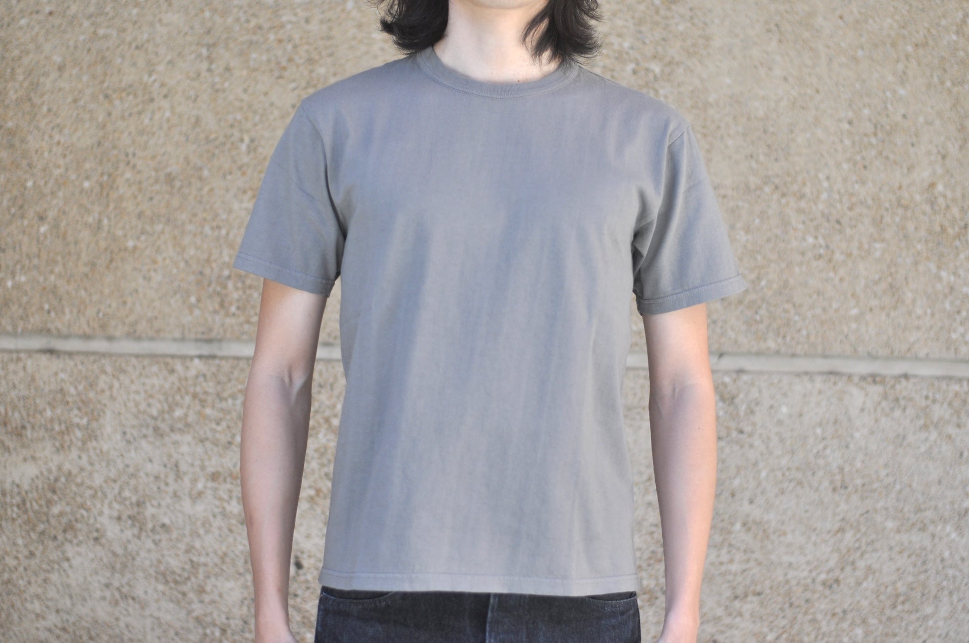 The Strike Gold X CORLECTION 7oz Loopwheeled Tee (Light Charcoal)
