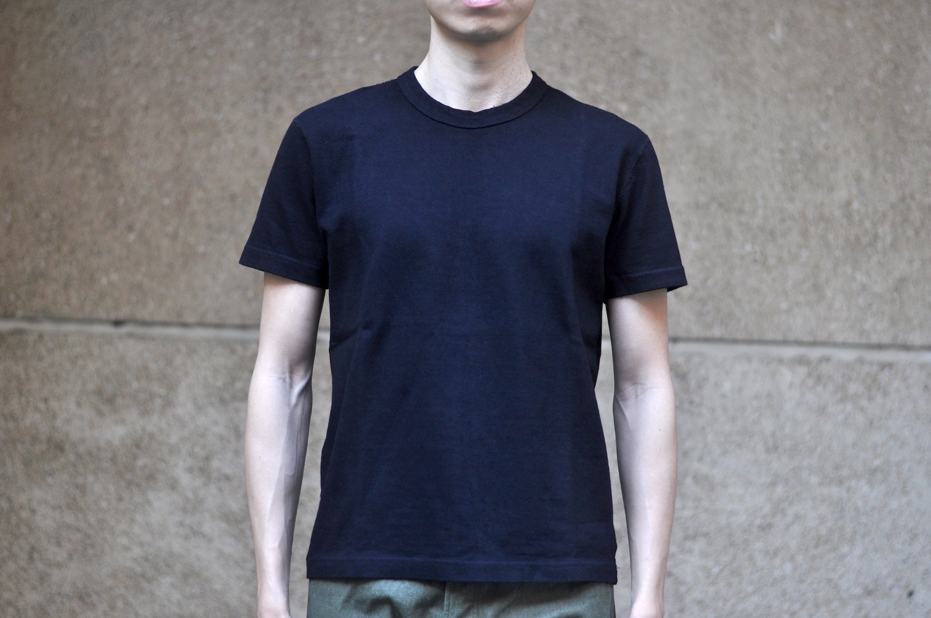 Pure Blue Japan 11oz Heavyweight “Classic Style” S/S Tee (Black Overdyed)