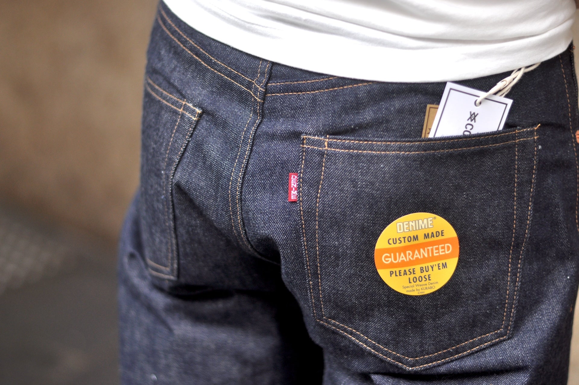 Denime X Warehouse Co. 14.5oz Indigo Dyed 220XX-47 Denim (Regular Straight fit)