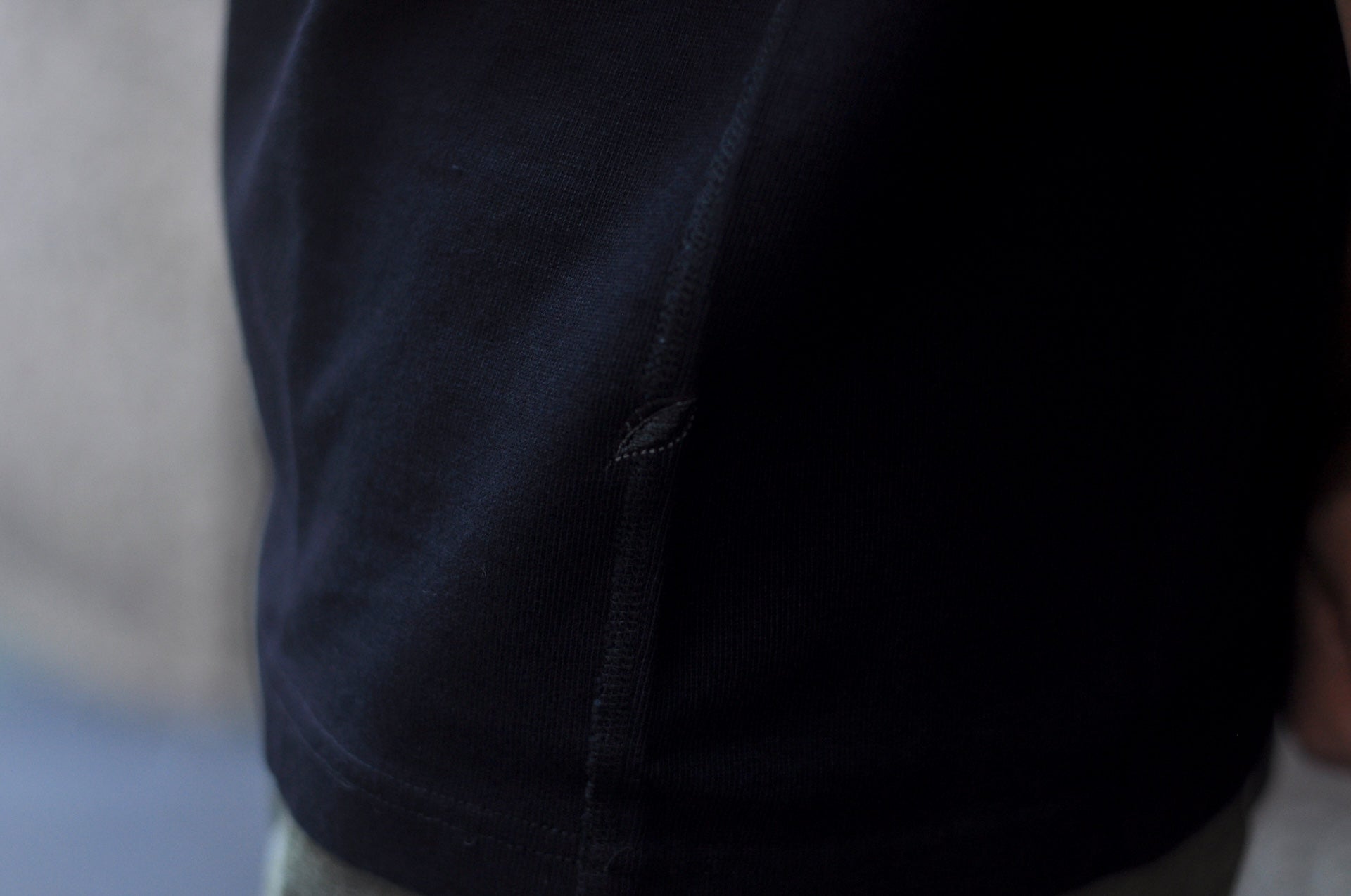 Pure Blue Japan 11oz Heavyweight “Raglan Style” S/S Tee (Black Overdyed)
