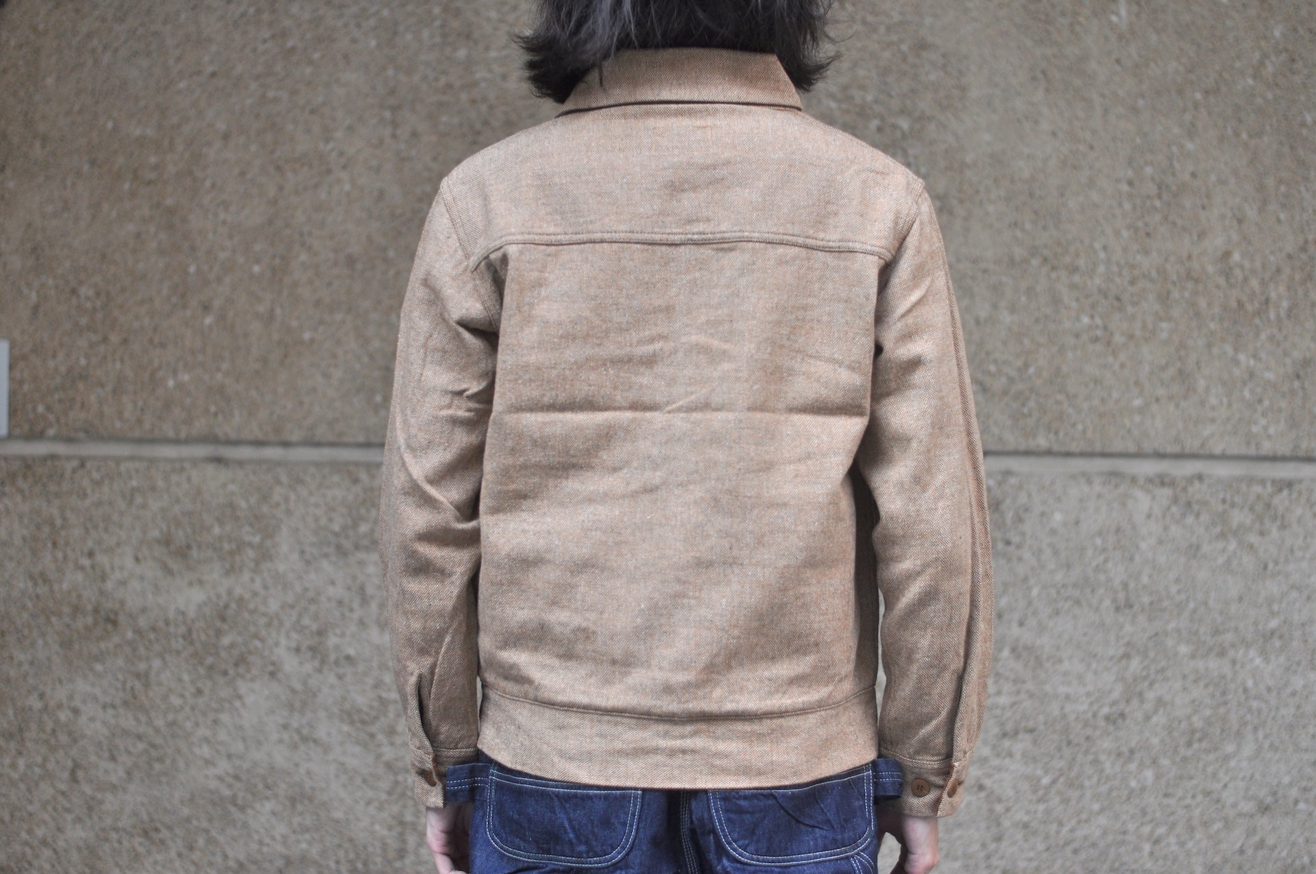Samurai Heavyweight “Elemental Flannel” Sport Jacket (Moss Beige)