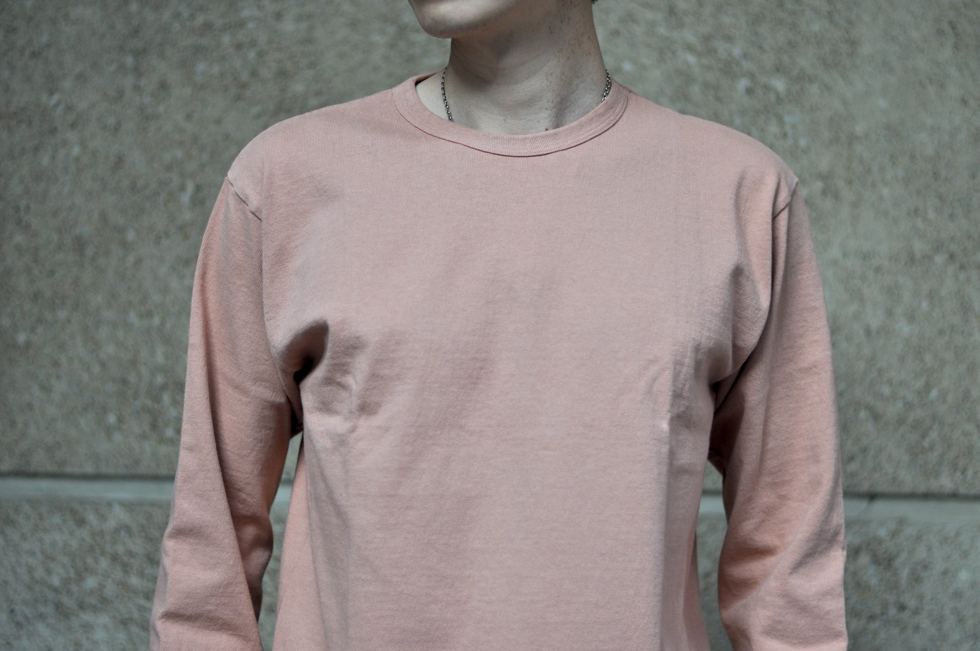 Dubble Works 9oz "Ultra-Heavy" Loopwheeled L/S Tee (Salmon Pink)