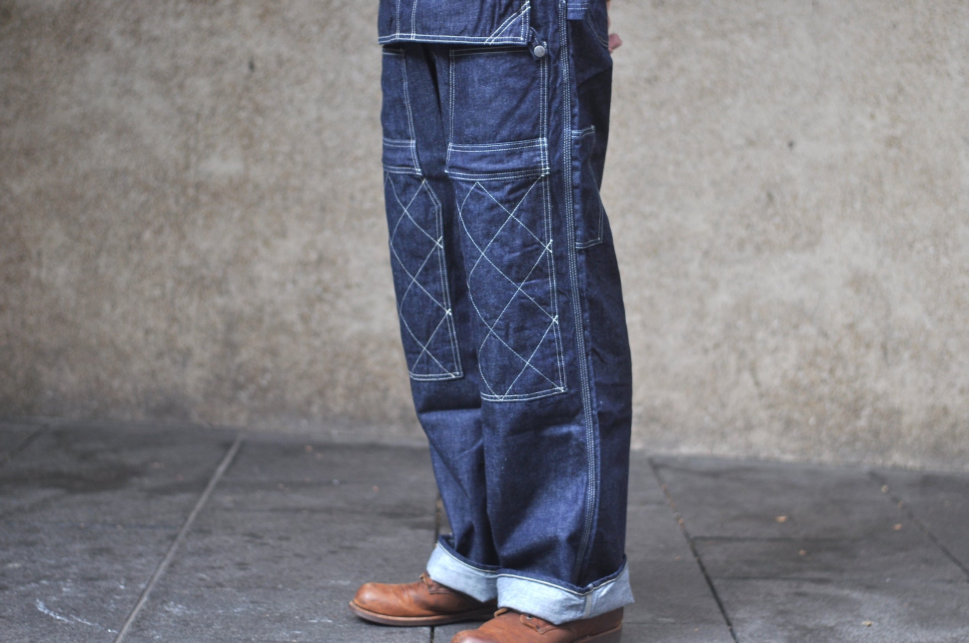 Samurai 10oz Indigo Dyed “Nippon Cotton” 1940s Style Denim Overalls