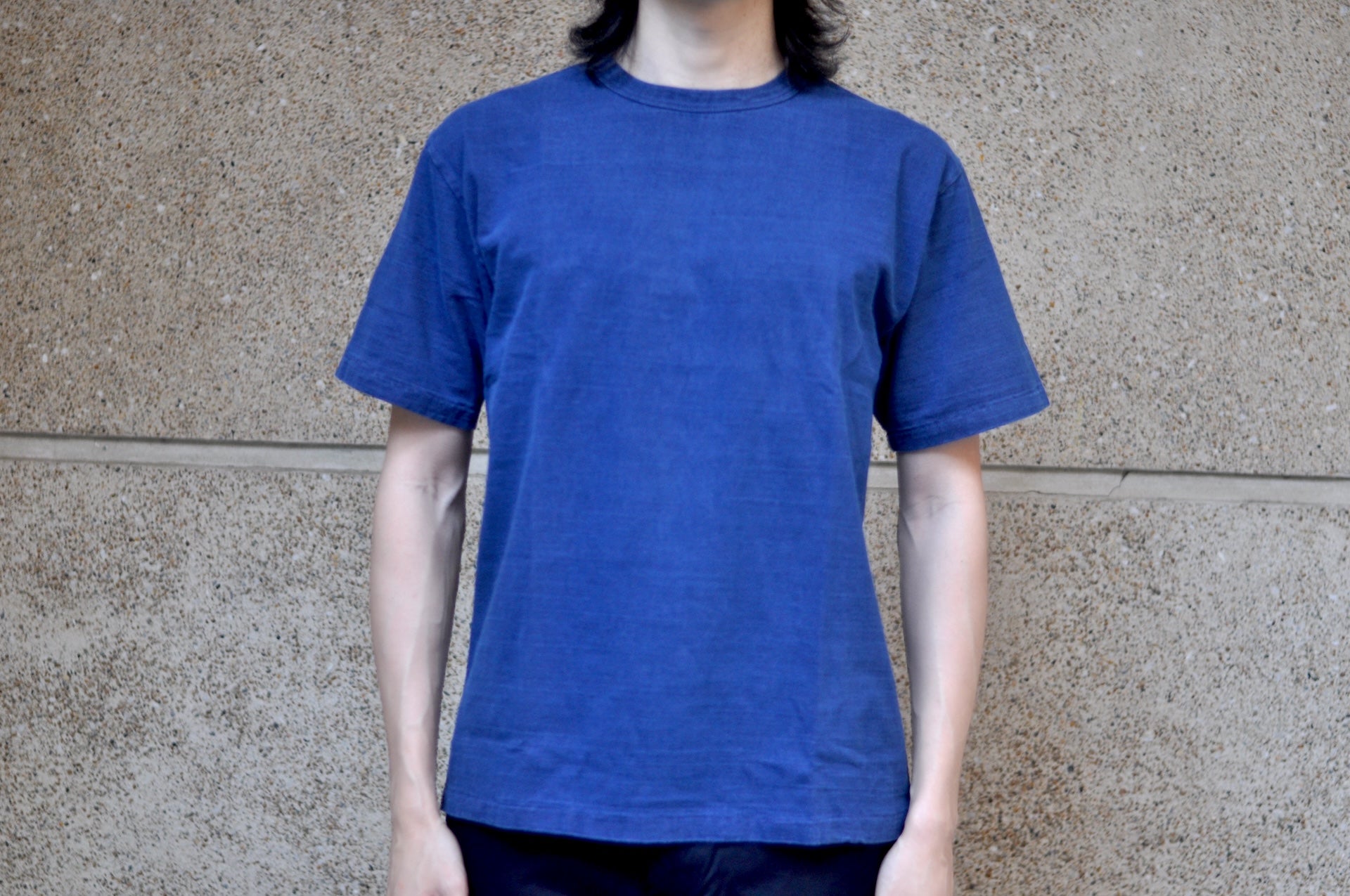 Dubble Works 7.7oz "Fallen Cotton" Loopwheeled Tee (Natural Indigo)