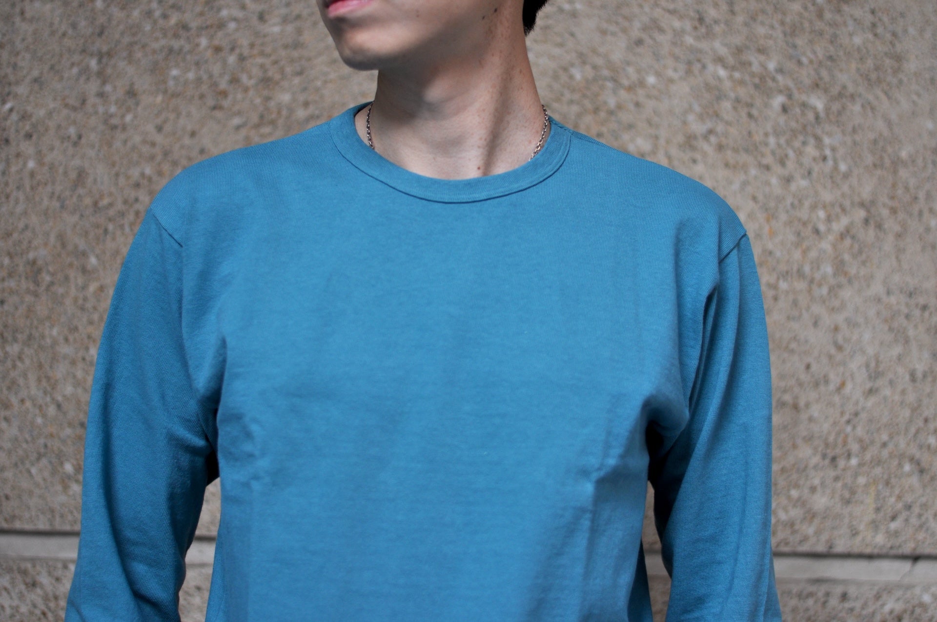 Dubble Works 9oz "Ultra-Heavy" Loopwheeled L/S Tee (Turquoise)