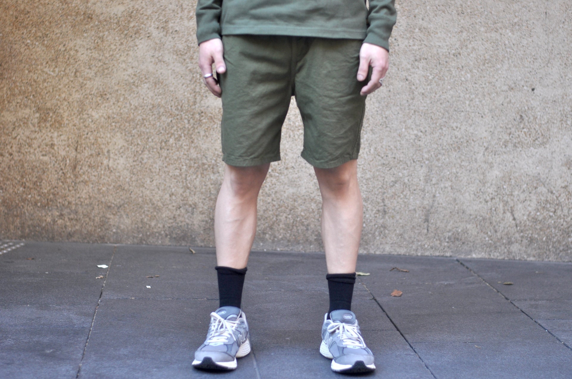 Iron Heart Lightweight “Summertime” Cotton Twill Easy Shorts (Olive)