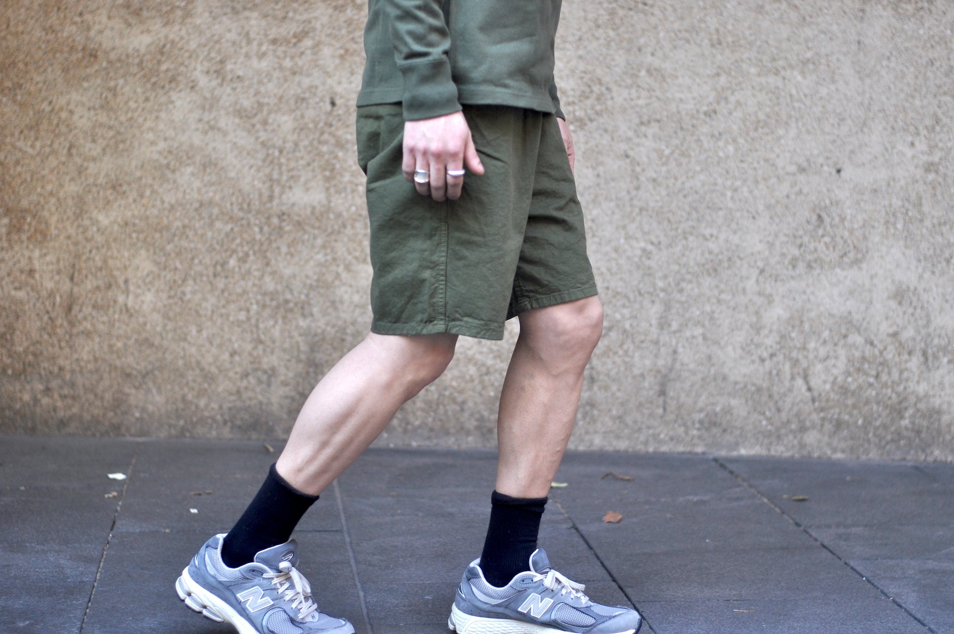 Iron Heart Lightweight “Summertime” Cotton Twill Easy Shorts (Olive)