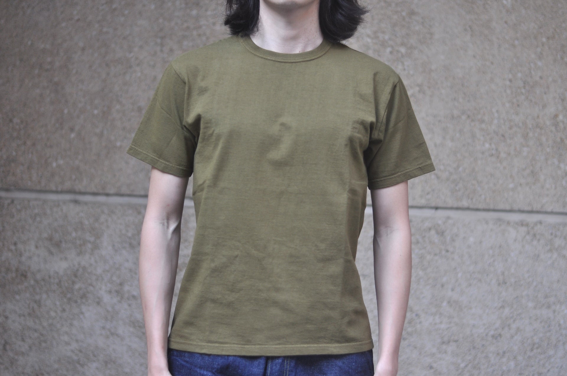 The Strike Gold X CORLECTION 7oz Loopwheeled Tee (Olive)