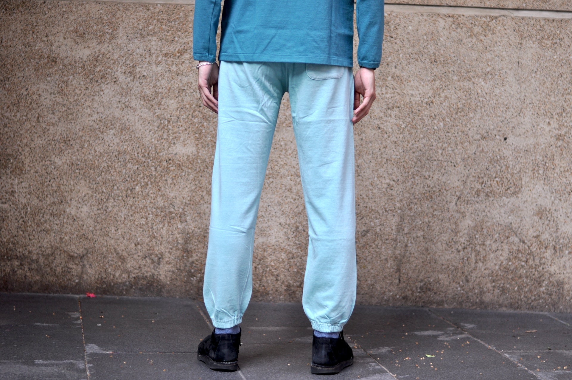 Dubble Works 9oz 'Pigment Dyed' Tubular Sweatpants (Turquoise)