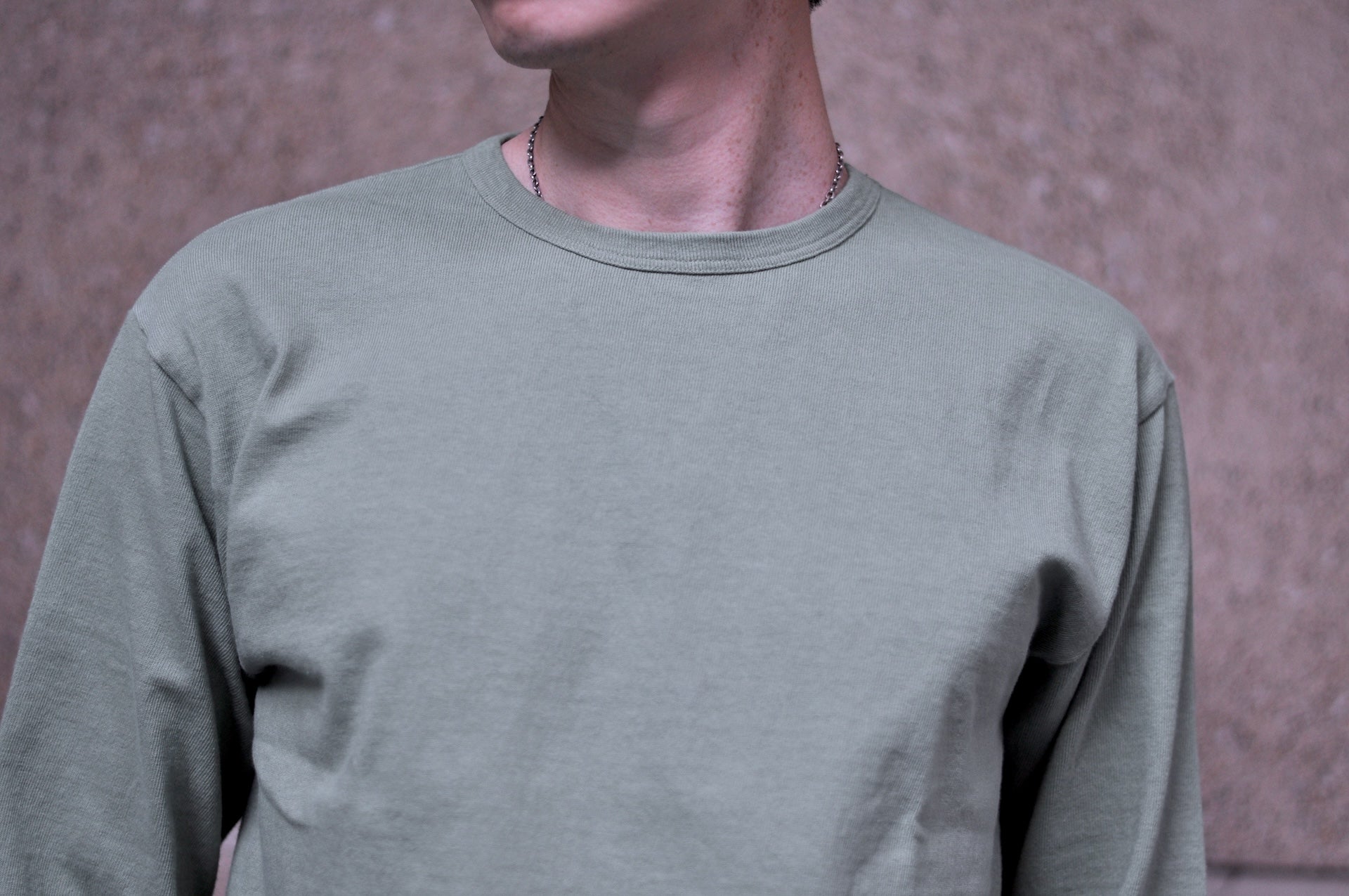 Dubble Works 9oz "Ultra-Heavy" Loopwheeled L/S Tee (Tea Green)