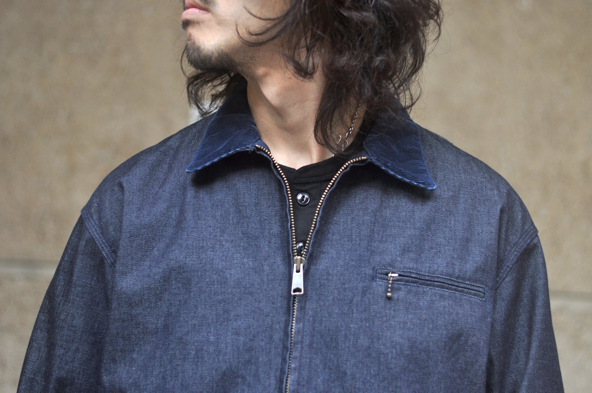Sugar & Co. “Rain-Guard” Denim Utility Jacket (Indigo)