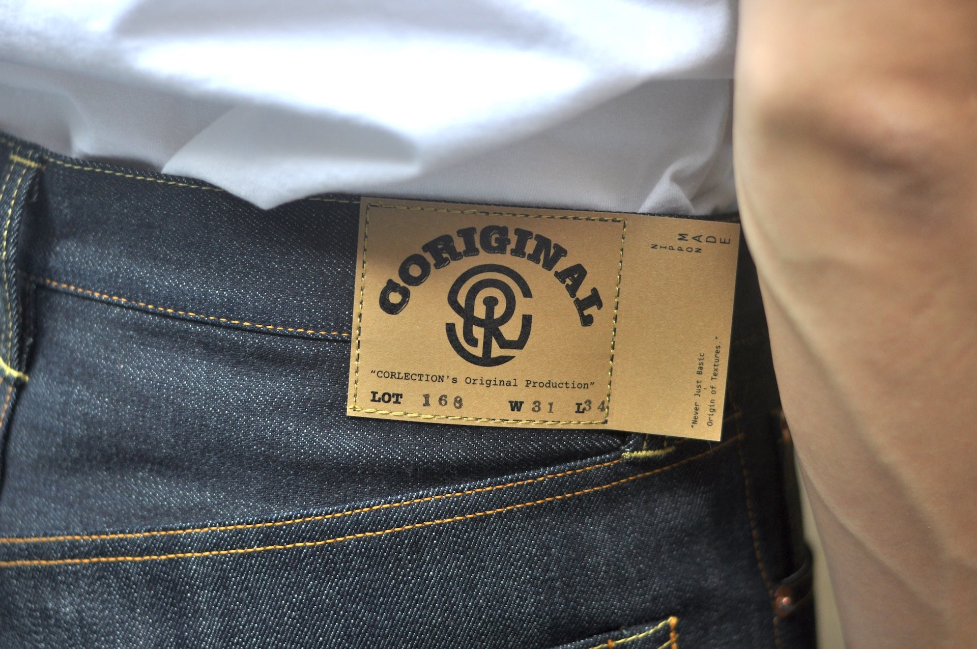CORIGINAL 12.5oz Indigo Dyed "The Uprising" LOT.168 Denim (Modern Straight Fit)