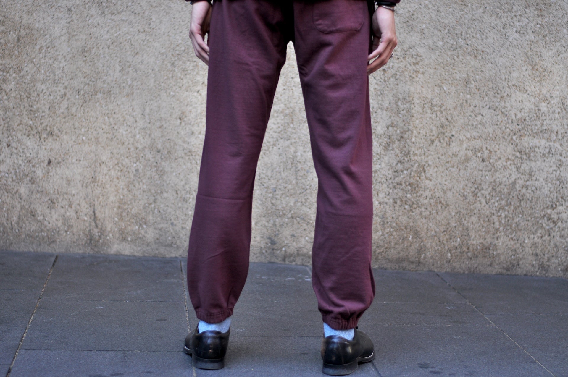 Dubble Works 9oz 'All-Season' Tubular Sweatpants (Bordeaux)