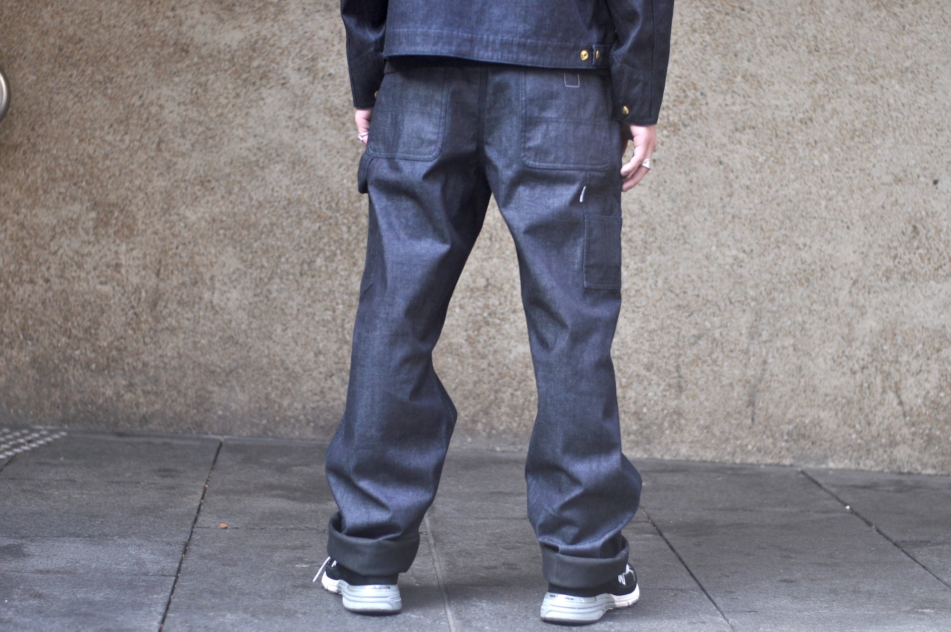 Sugar & Co. "Rain-Guard" Denim Utility Trousers (Indigo)