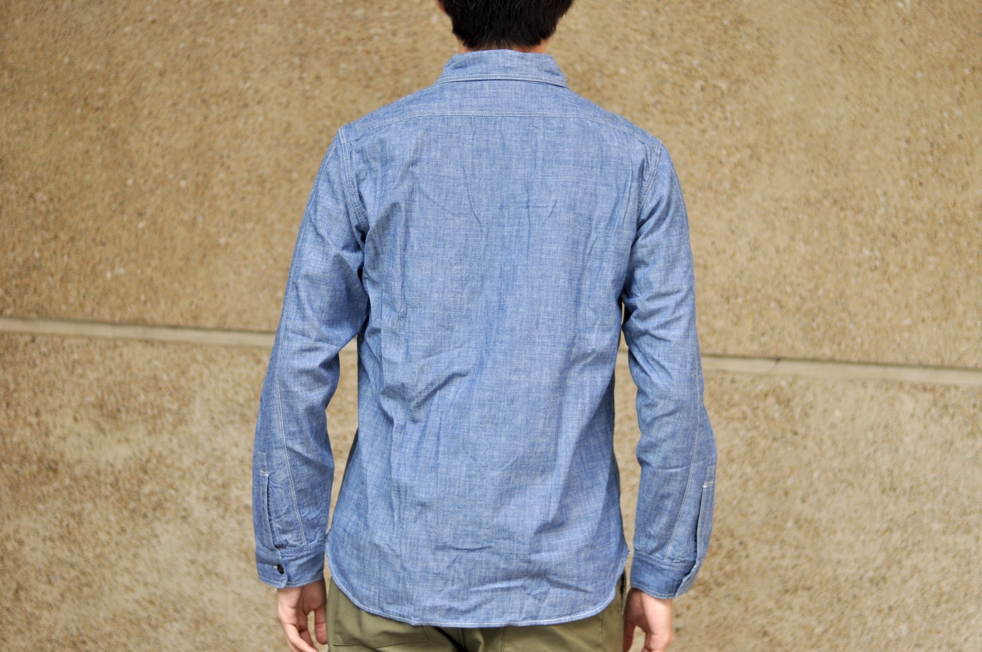 Freewheelers 8oz "Neal" Selvage Chambray Shirt ‘25 Version (Indigo)