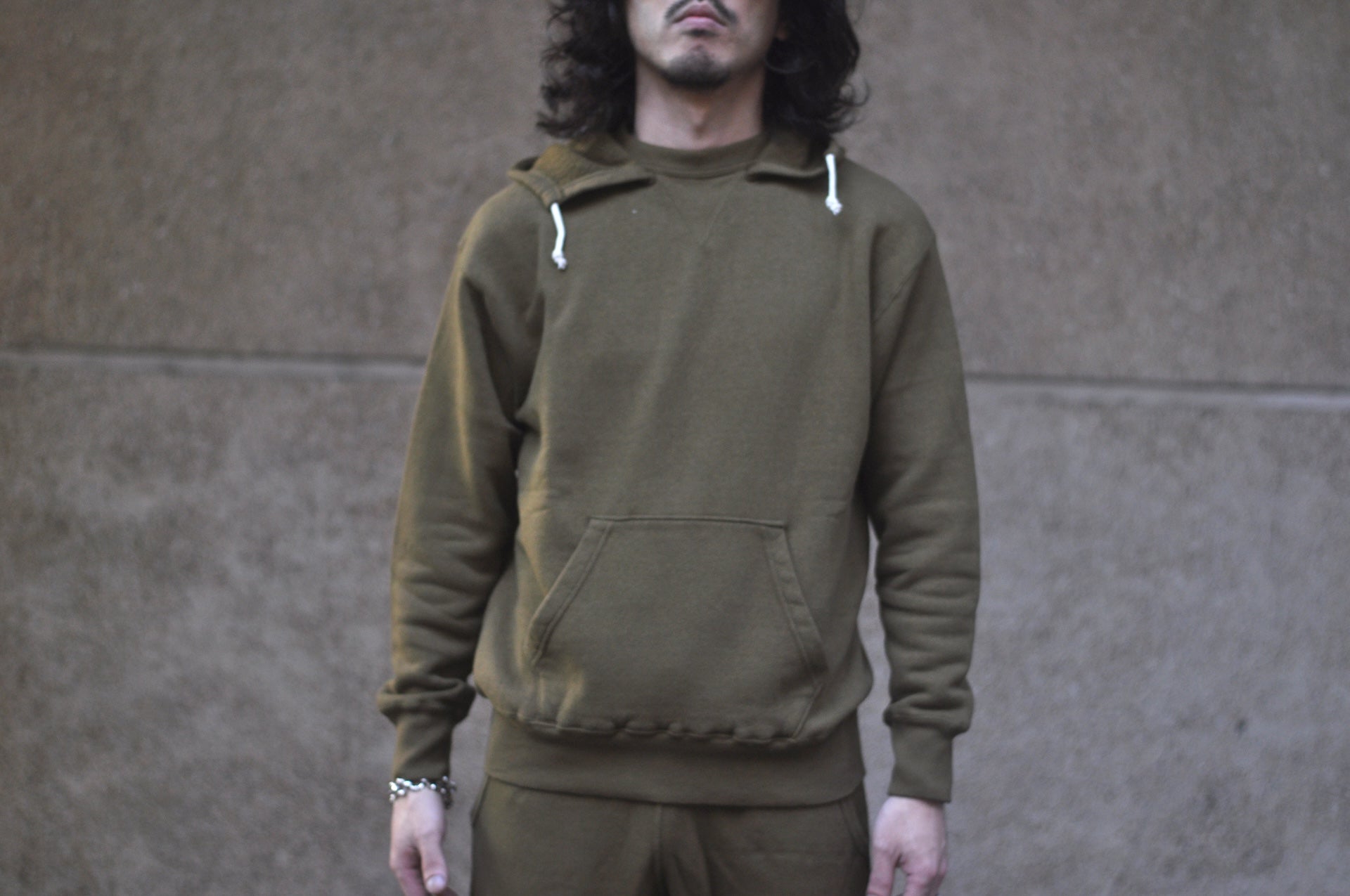 Dubble Works 11oz "After Hood" Loopwheeled Pull Over (Khaki)
