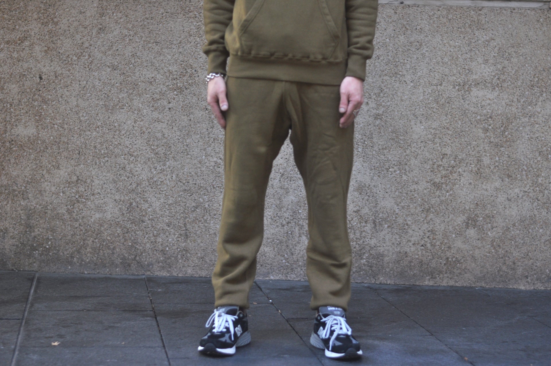 Dubble Works 11oz "Tsuri-ami" Loopwheeled Sweatpants (Khaki)
