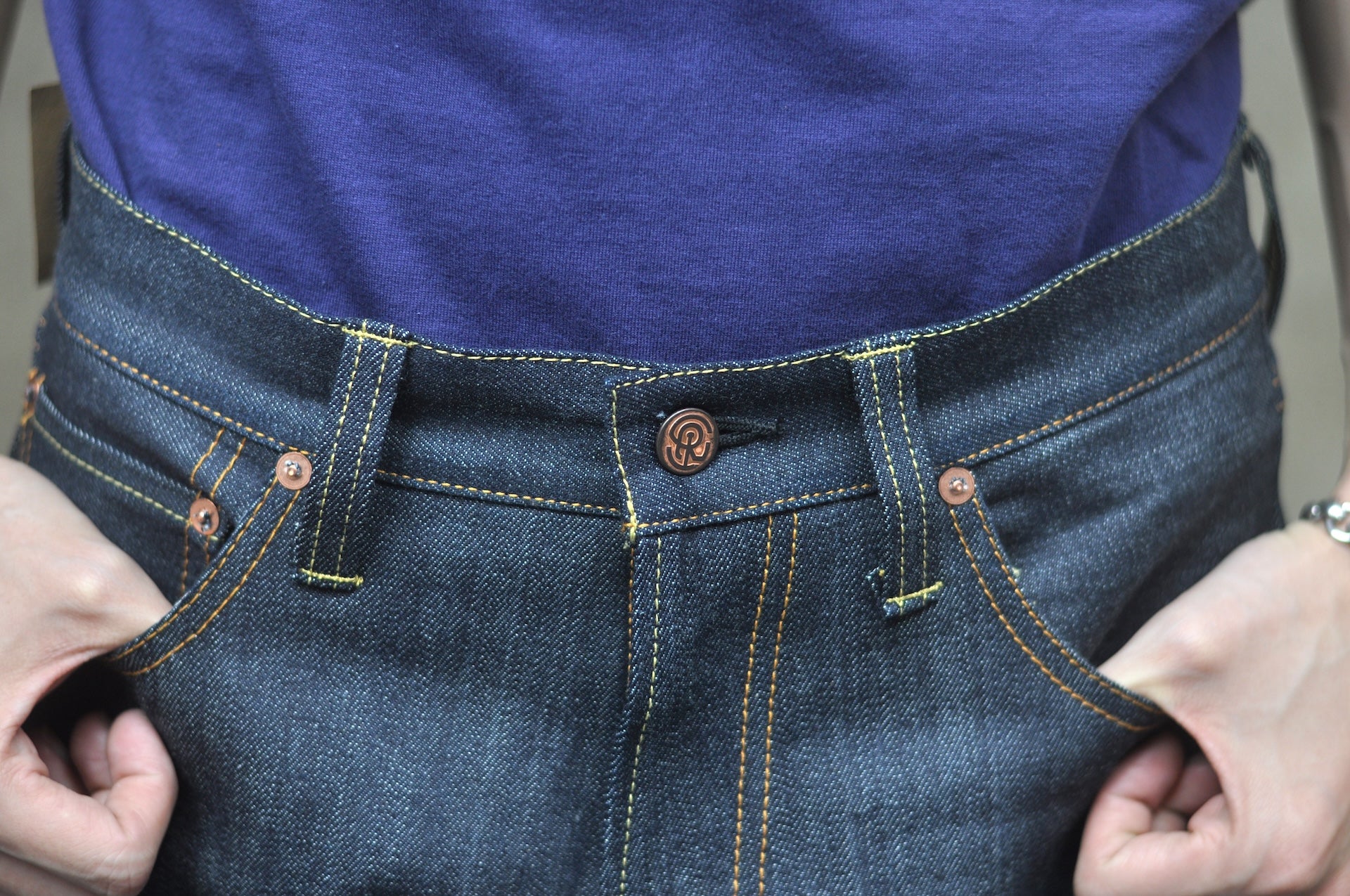 CORIGINAL 12.5oz Indigo Dyed "Ivy Origin" LOT.171 Denim (Straight Tapered Fit)