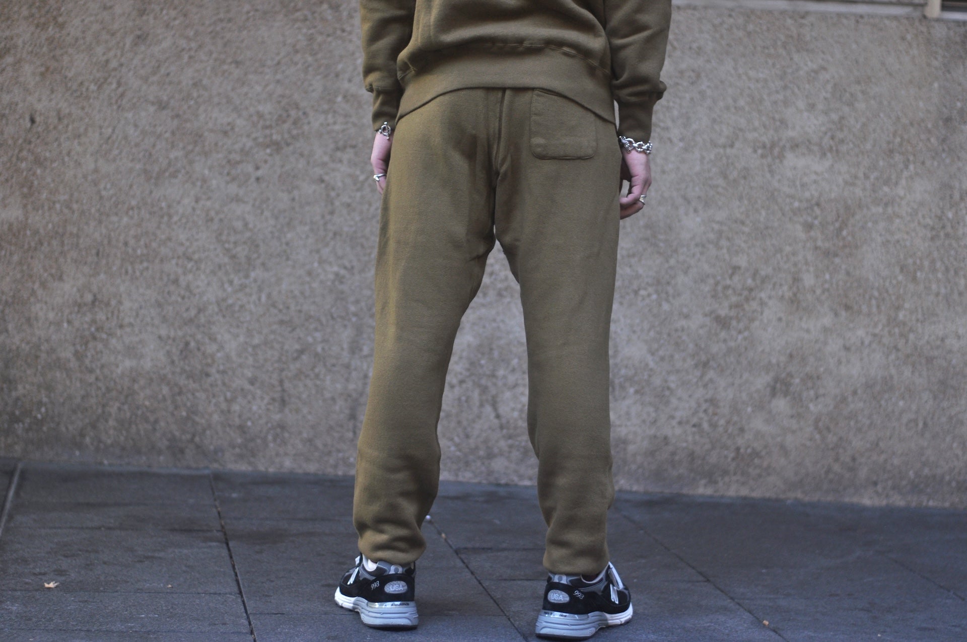 Dubble Works 11oz "Tsuri-ami" Loopwheeled Sweatpants (Khaki)