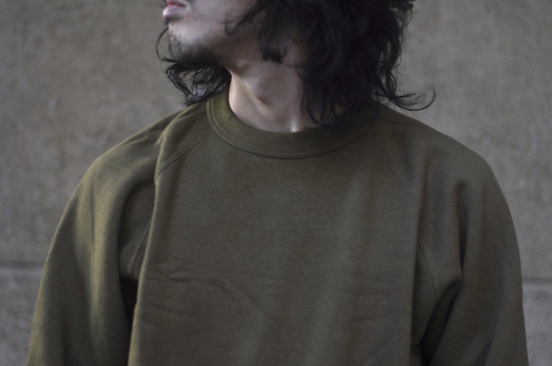 Dubble Works 11oz "Raglan Style" Loopwheeled Sweatshirt (Khaki)