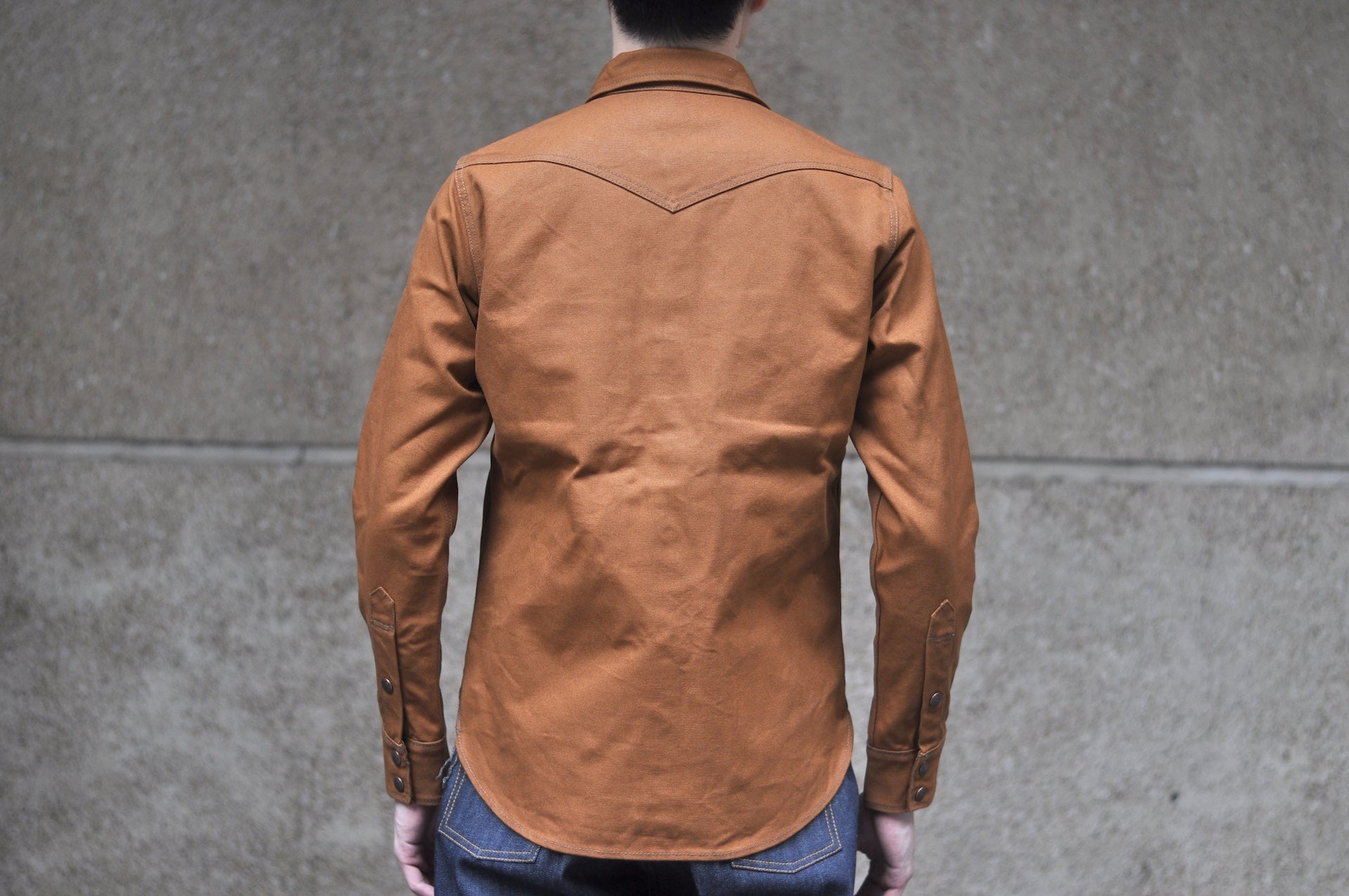 Iron Heart 17oz Duck Canvas CPO Jacketed Shirt (Brown)