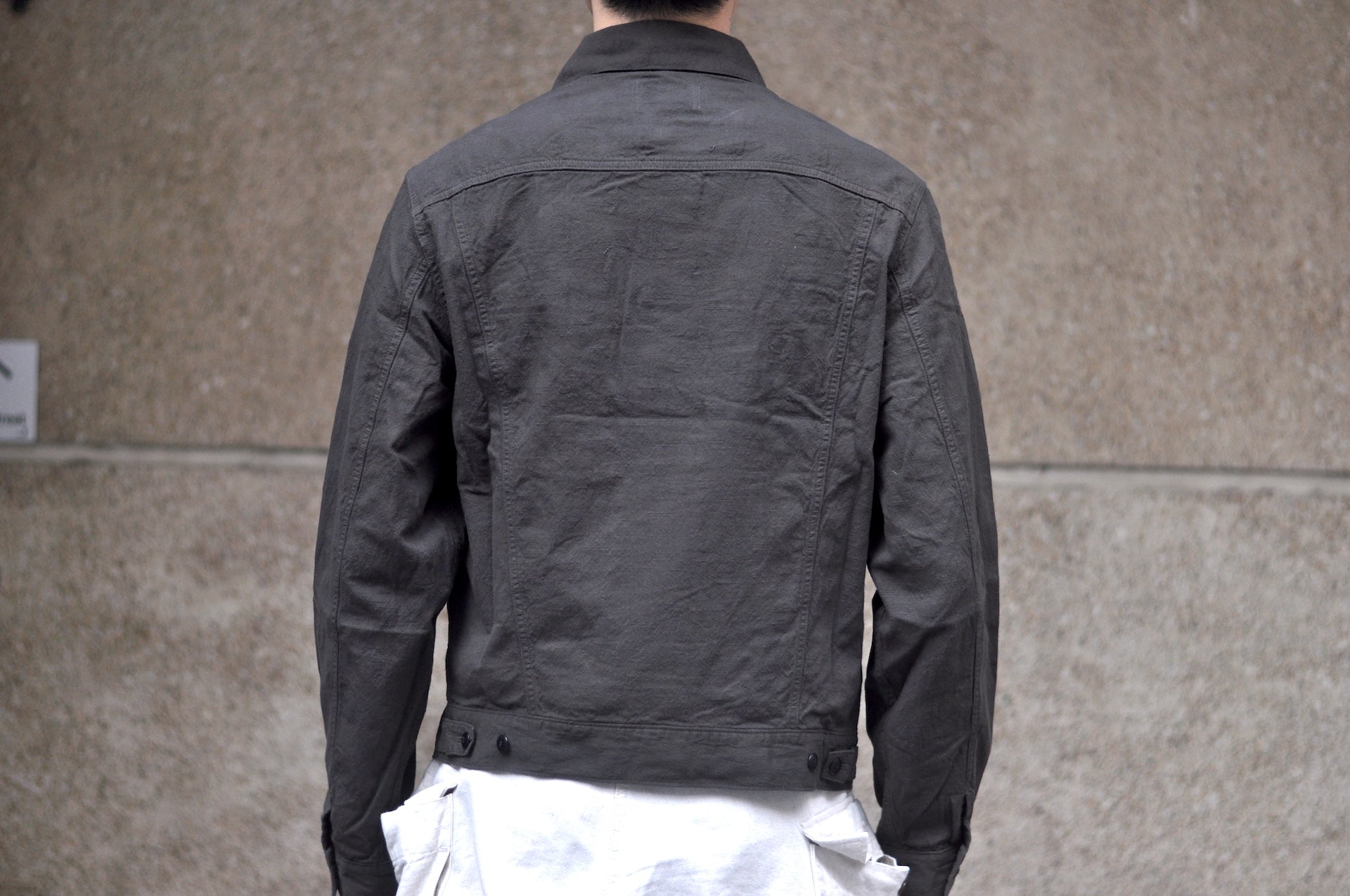 Samurai 10oz Tropical Weather Dobby Trucker Jacket (Sumi Black)