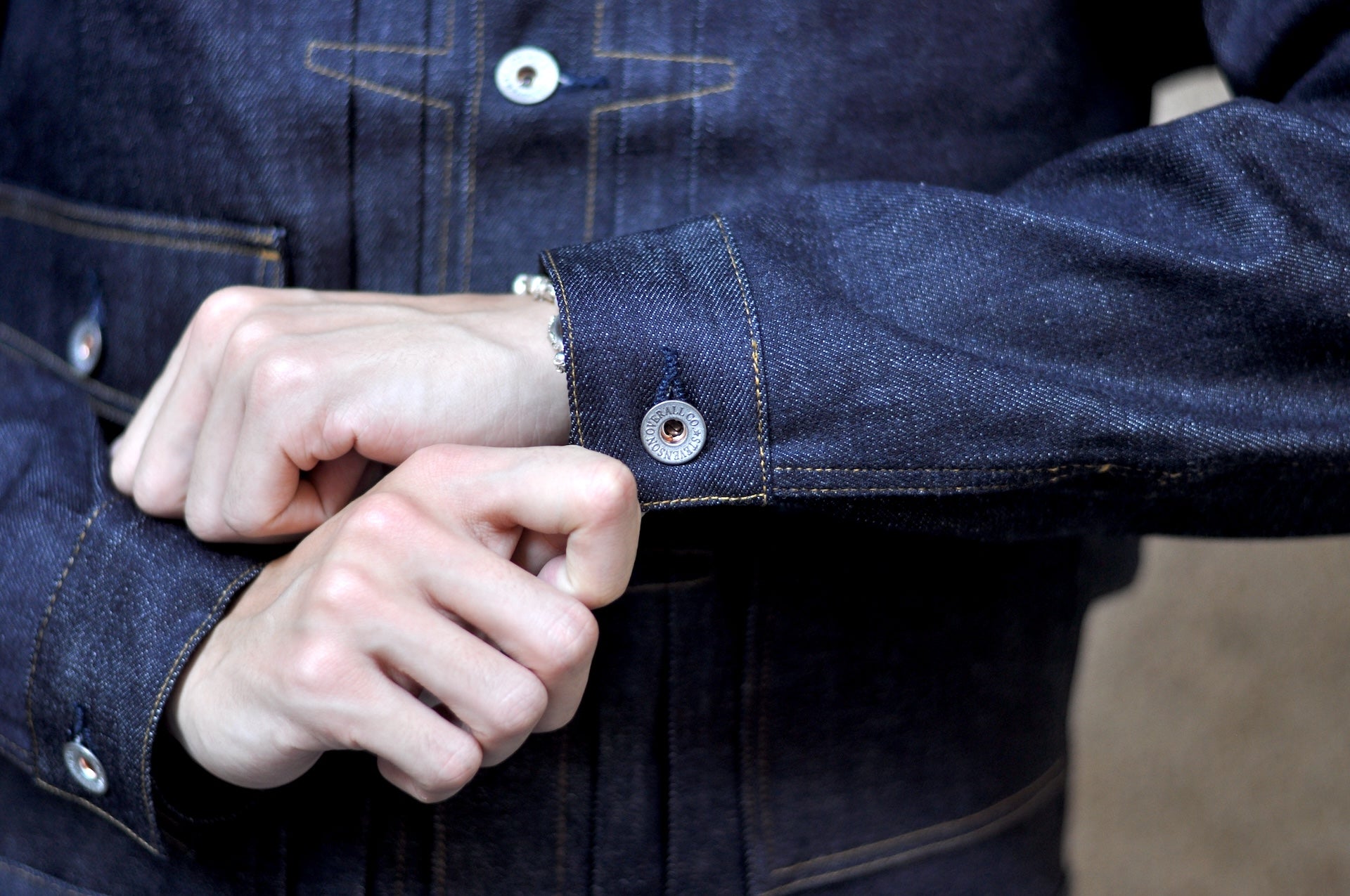 Stevenson Overall Co. 12oz 'Ranch Rider' Cowboy Style Denim Jacket (Indigo)