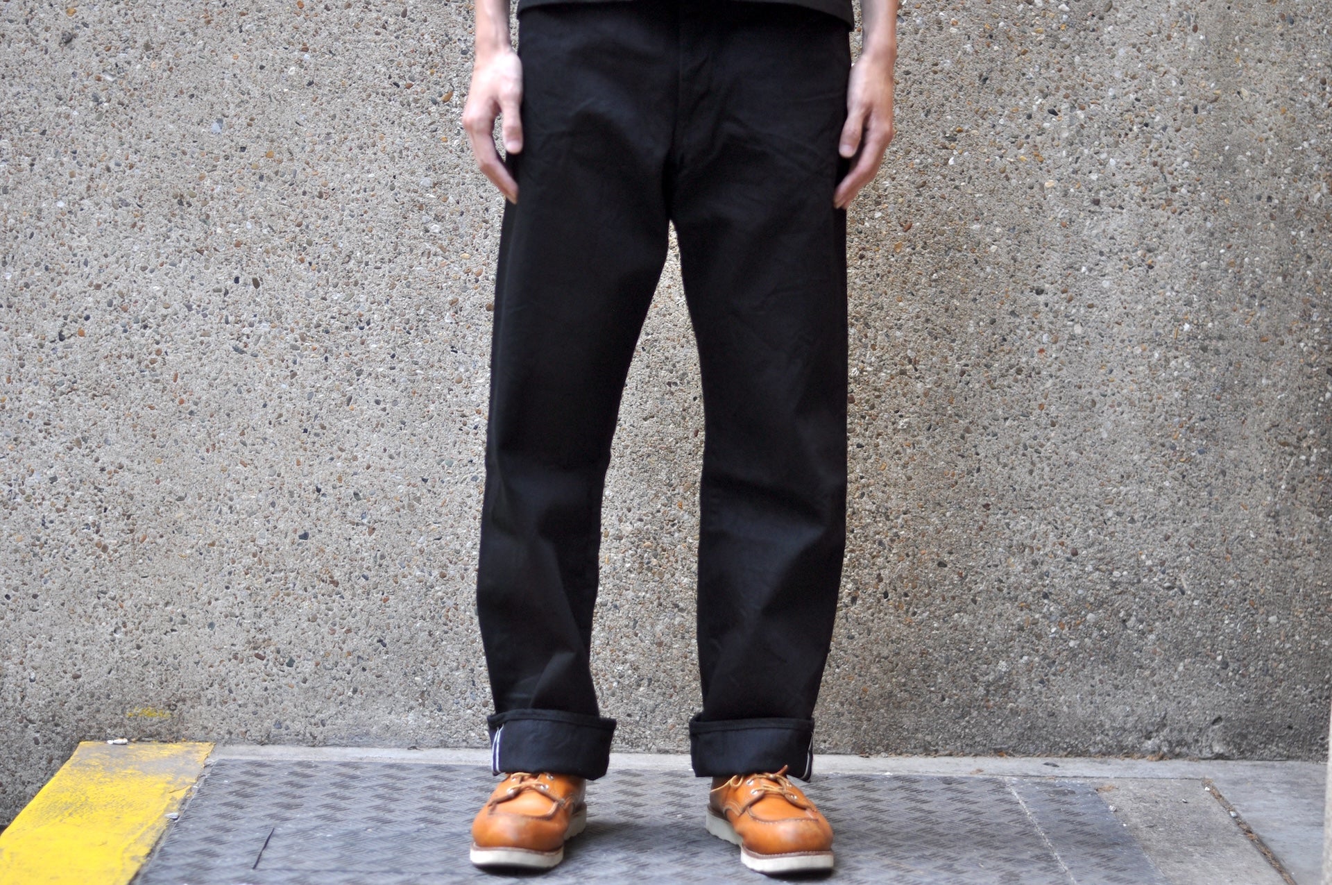 Japan Blue 14oz J514 Double Black 'Circle' Denim (Loose Fit)