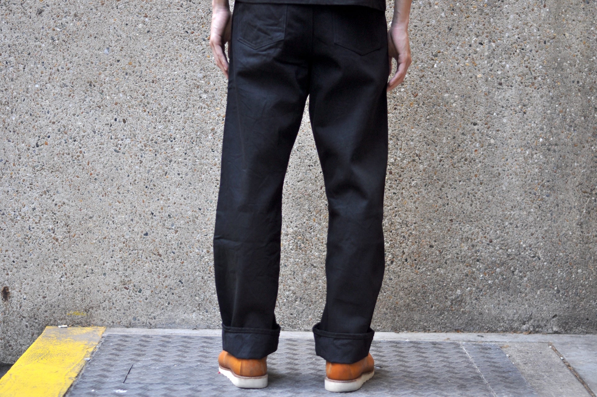 Japan Blue 14oz J514 Double Black 'Circle' Denim (Loose Fit)