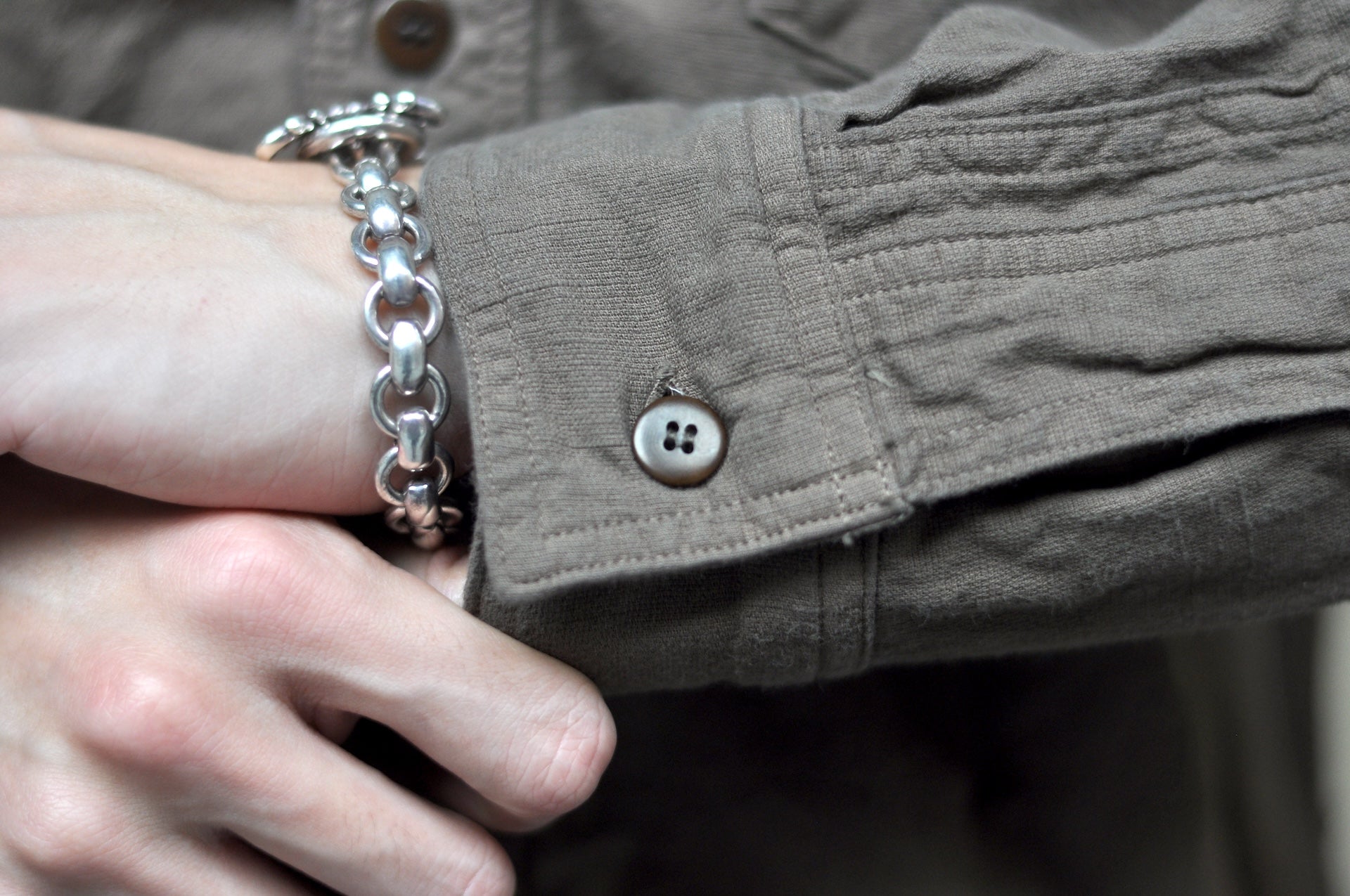 Samurai 10oz Tropical Weather Dobby “Overseas Edition” Military Shirt (Olive)