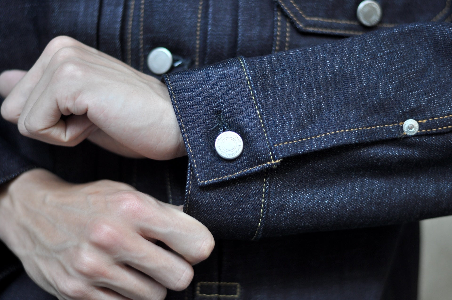 MOMOTARO JEANS 14.7oz "Tokuno Blue" Modified Type 1 Denim Jacket (Indigo)