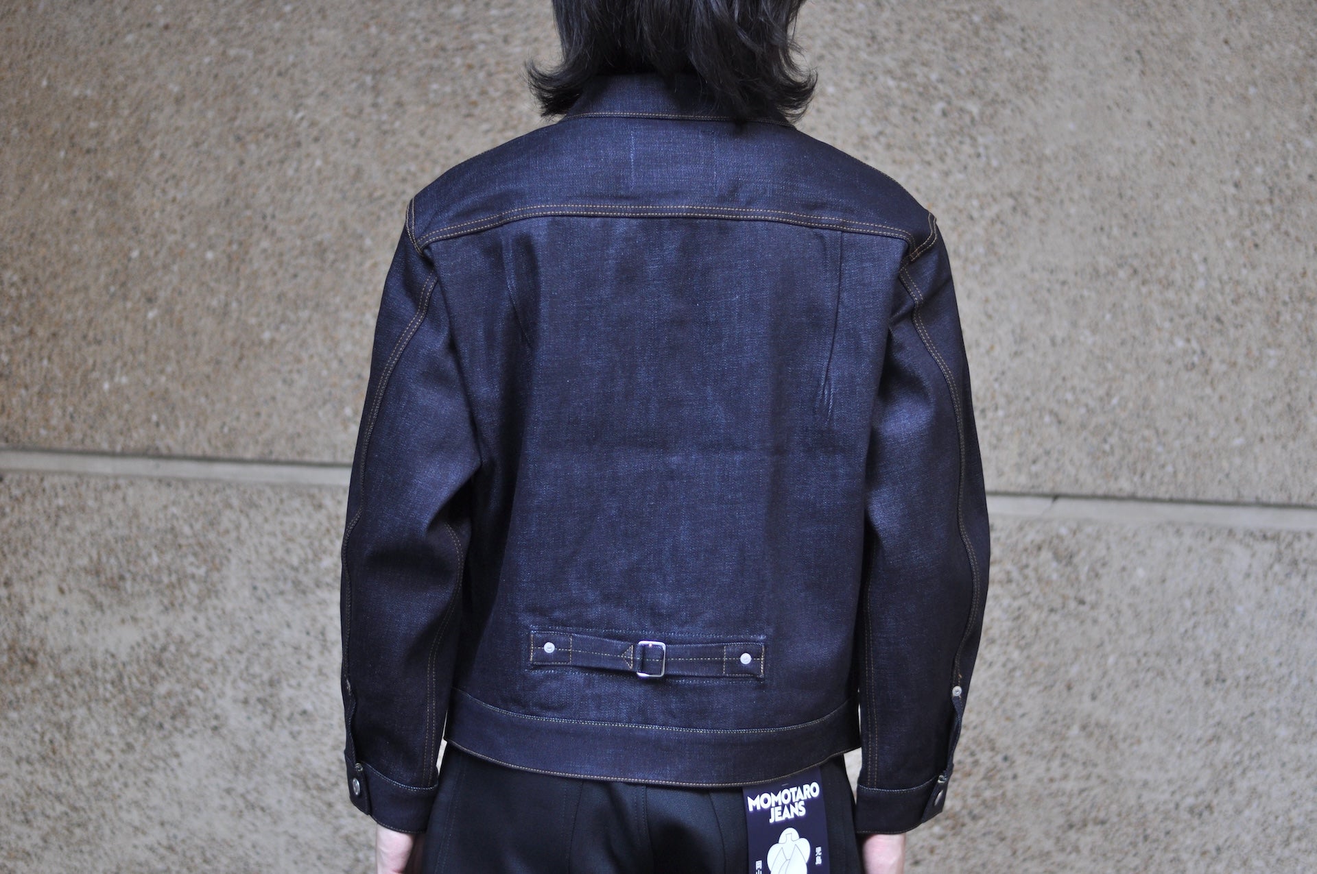 MOMOTARO JEANS 14.7oz "Tokuno Blue" Modified Type 1 Denim Jacket (Indigo)