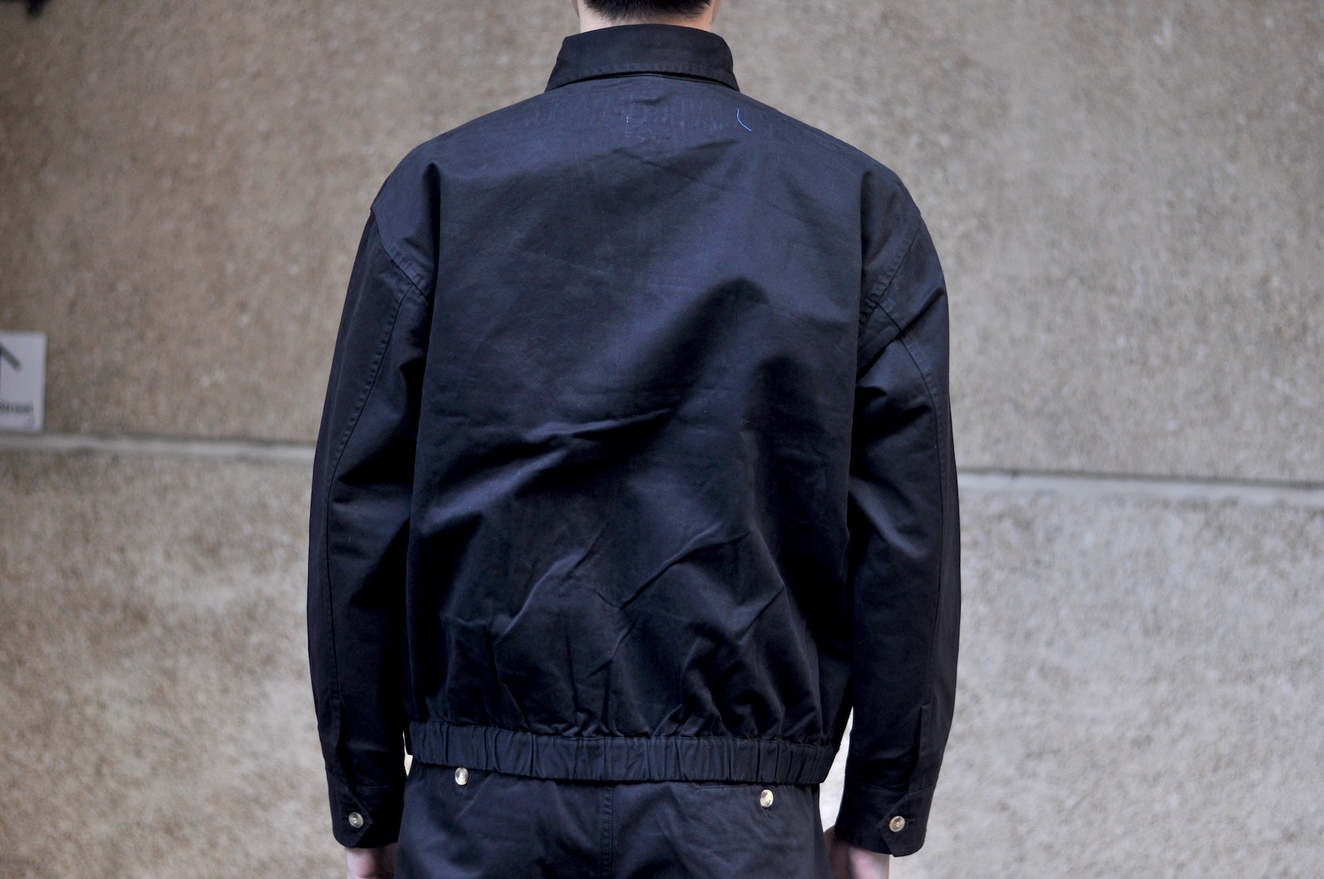 Sugar & Co. “Ivy Lecturer” Moleskin Swing Top Jacket (Black)